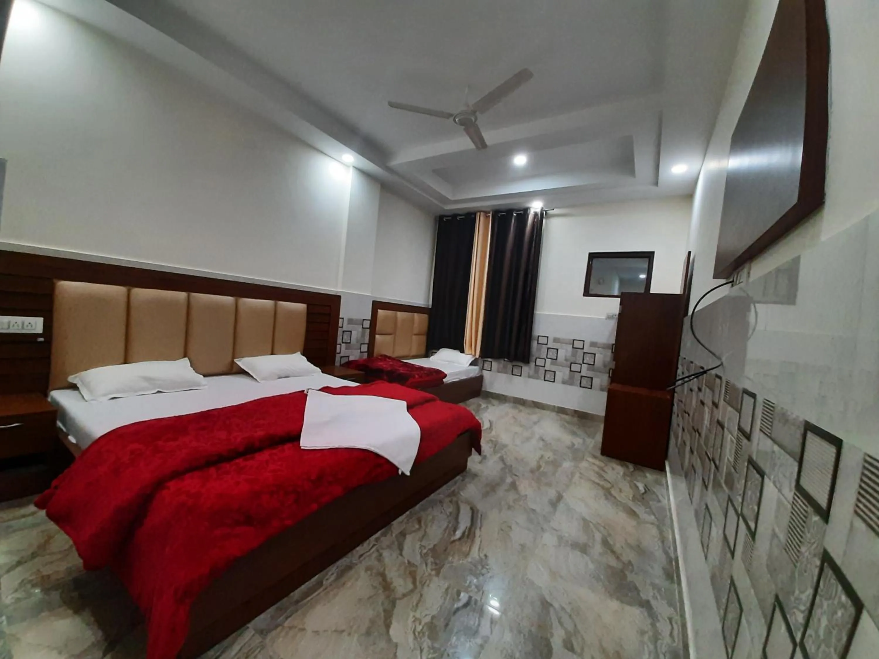 Bedroom, Bed in Abrol residency