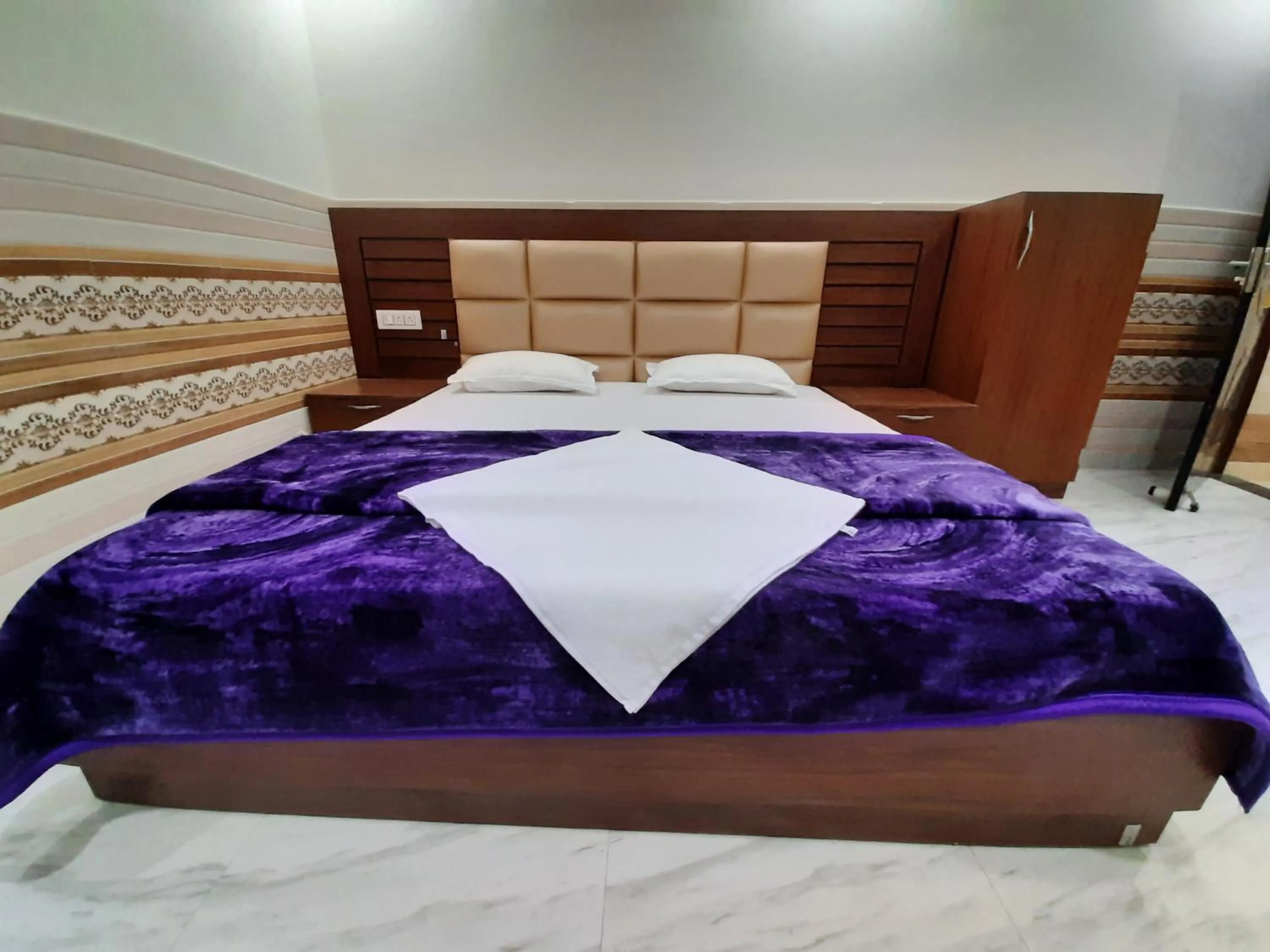 Bedroom, Bed in Abrol residency