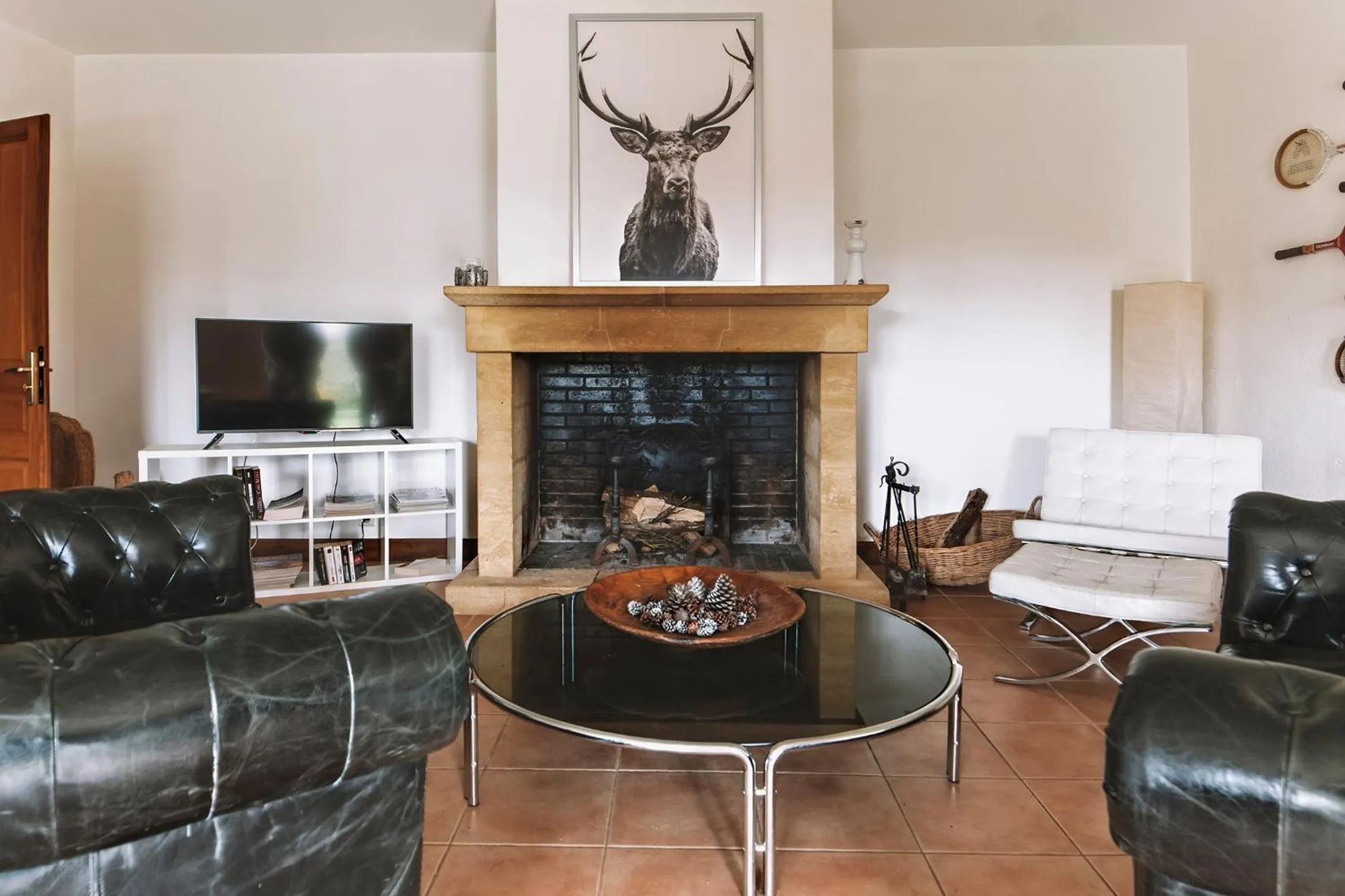 Living room in Gites La Source