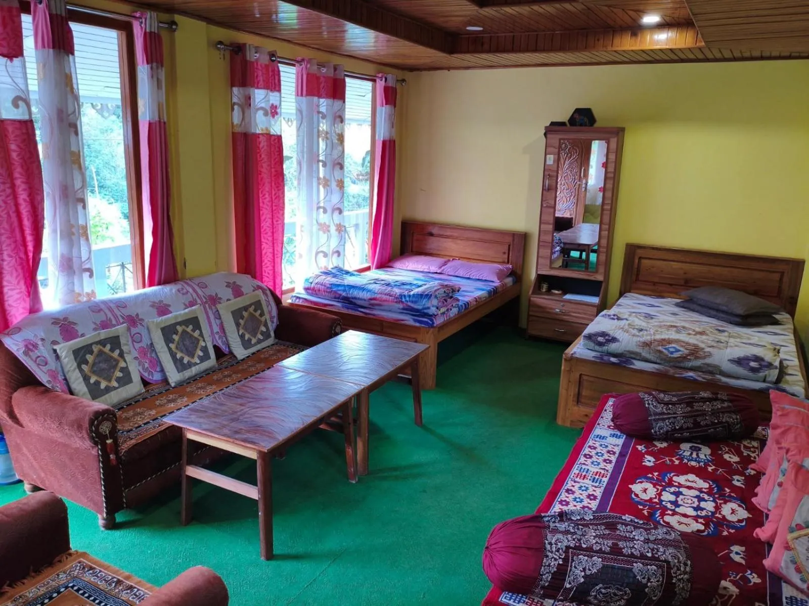 Bed in Sandeep Homestay