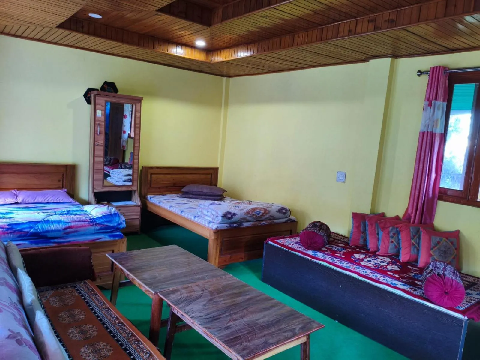 Bed in Sandeep Homestay