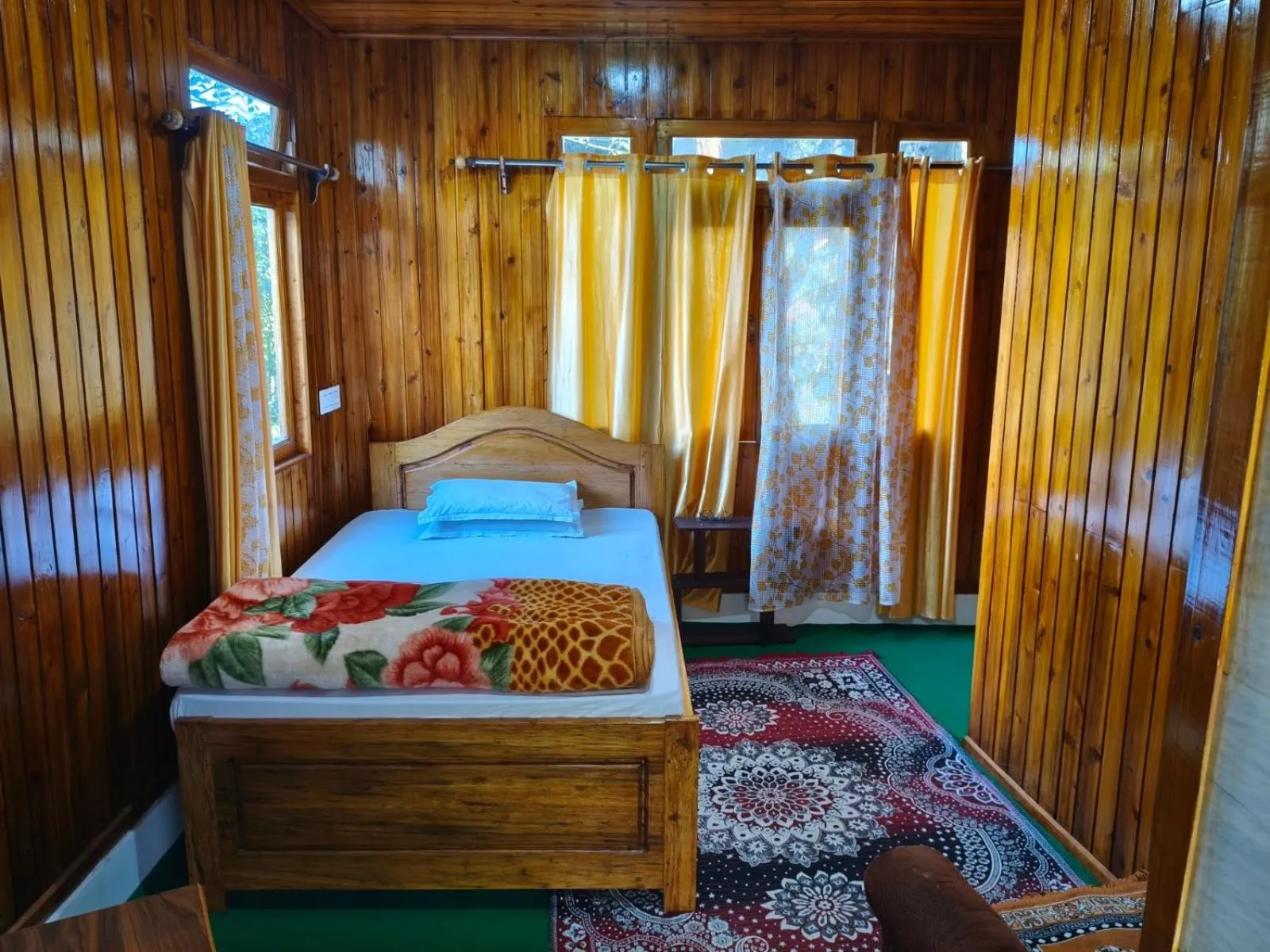 Bed in Sandeep Homestay