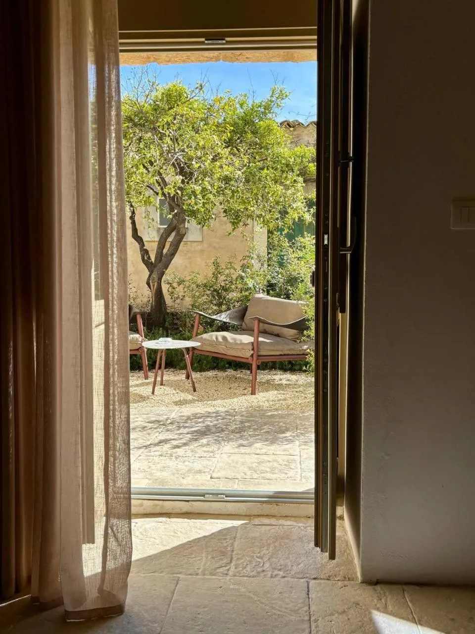 Patio in Baglio Siciliamo Country House