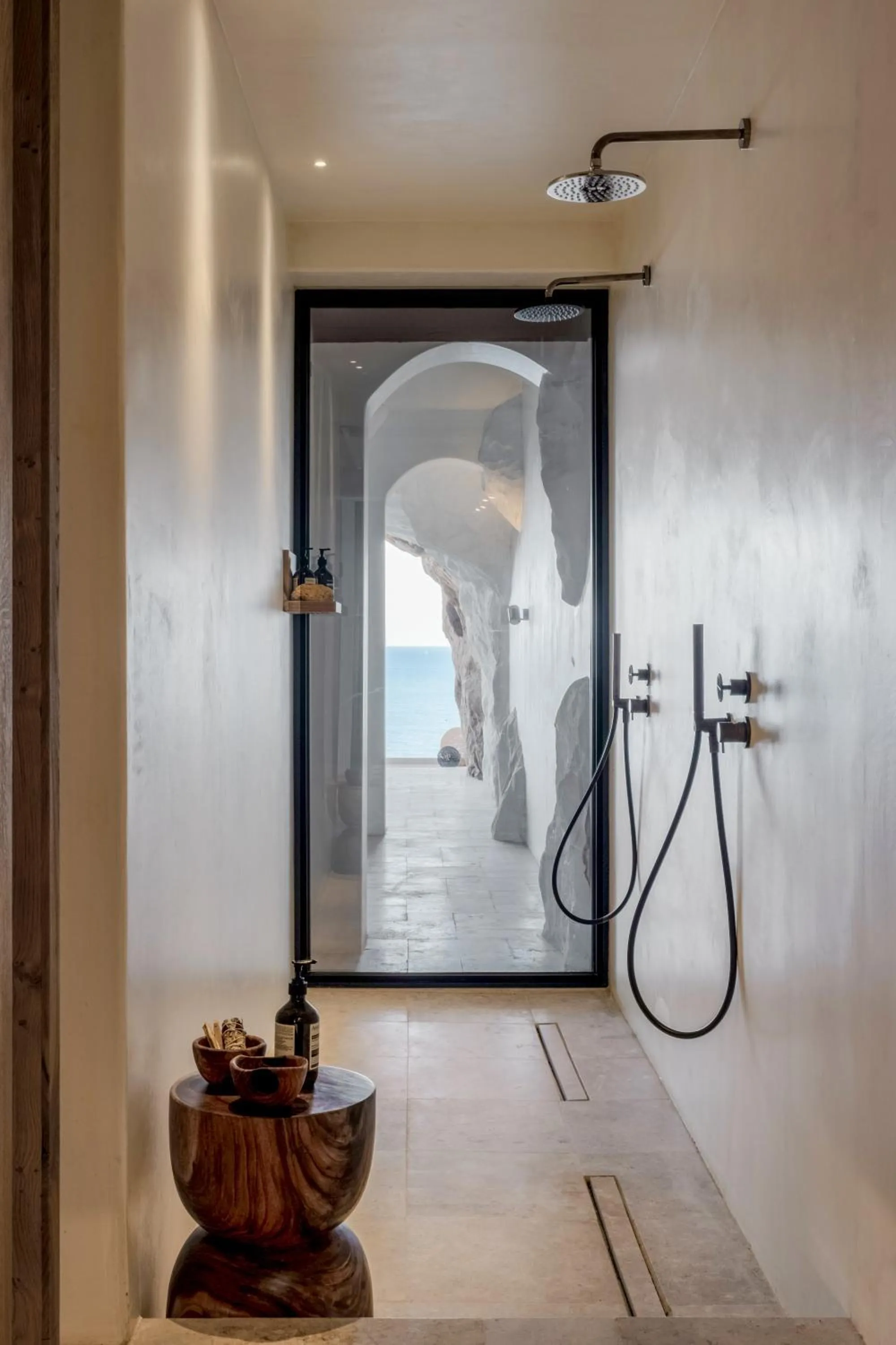 Shower in Acro Suites - A Wellbeing Resort