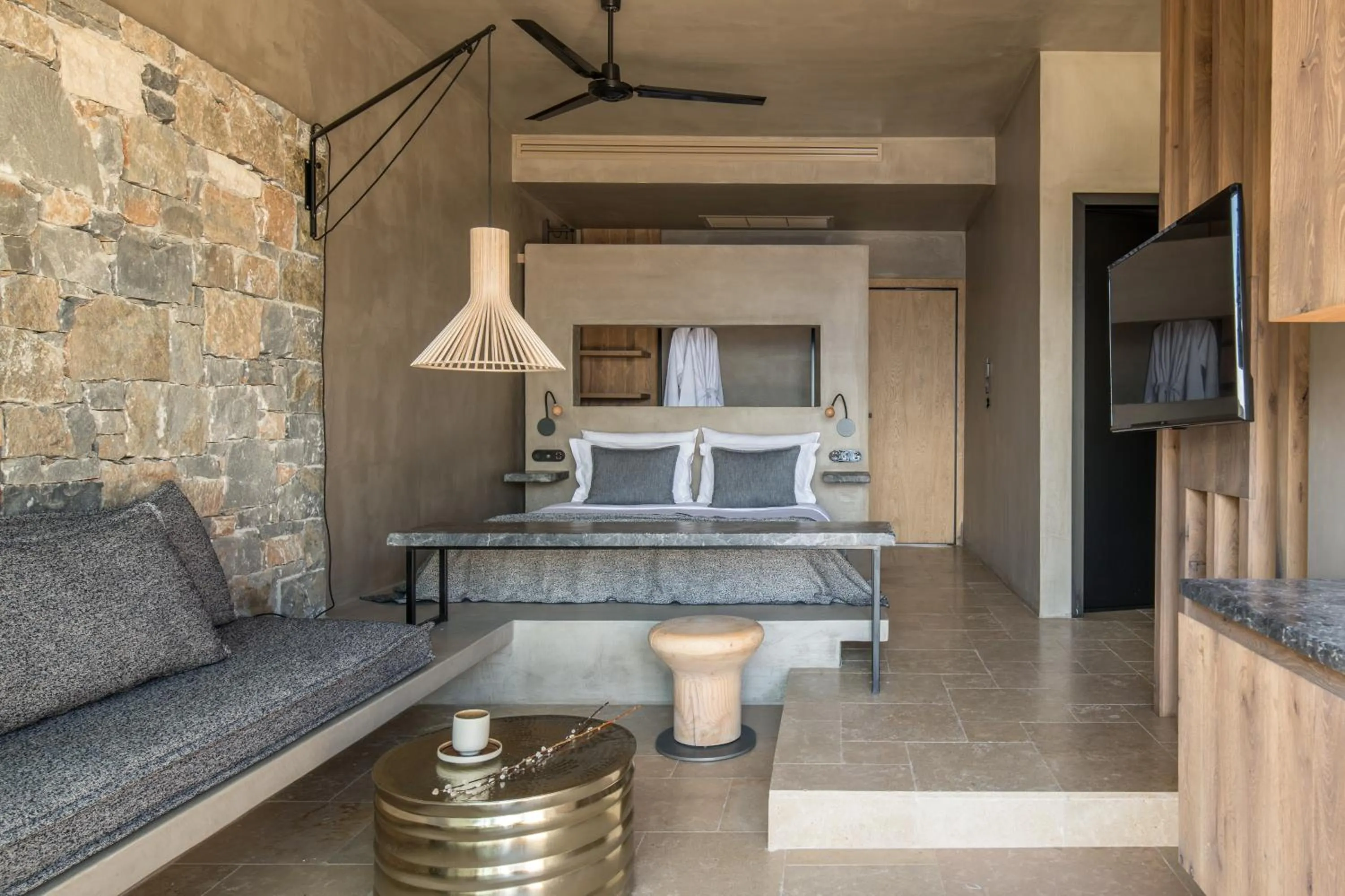 Bed in Acro Suites - A Wellbeing Resort