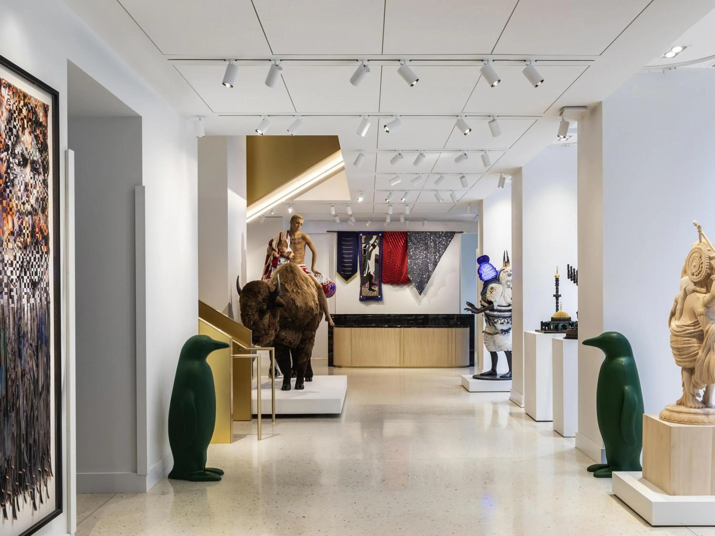 Property building in 21c Museum Hotel Chicago