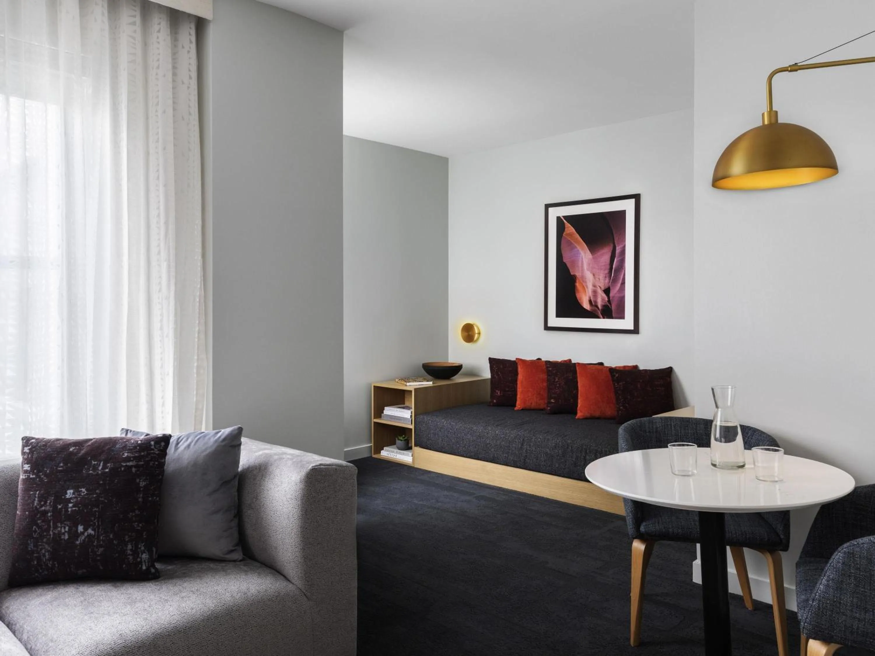 Bedroom in 21c Museum Hotel Chicago