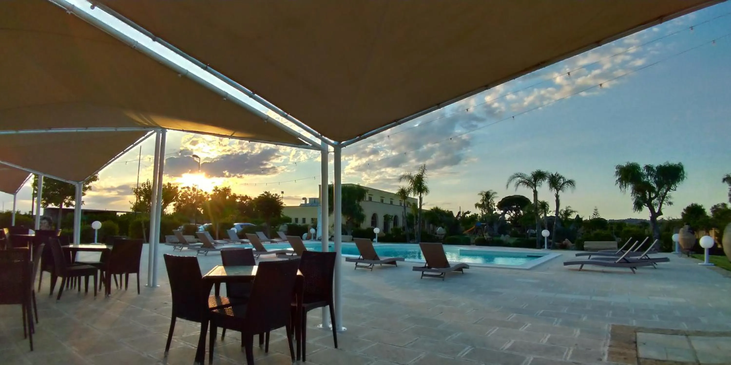 Pool view in Agriturismo Paradiso