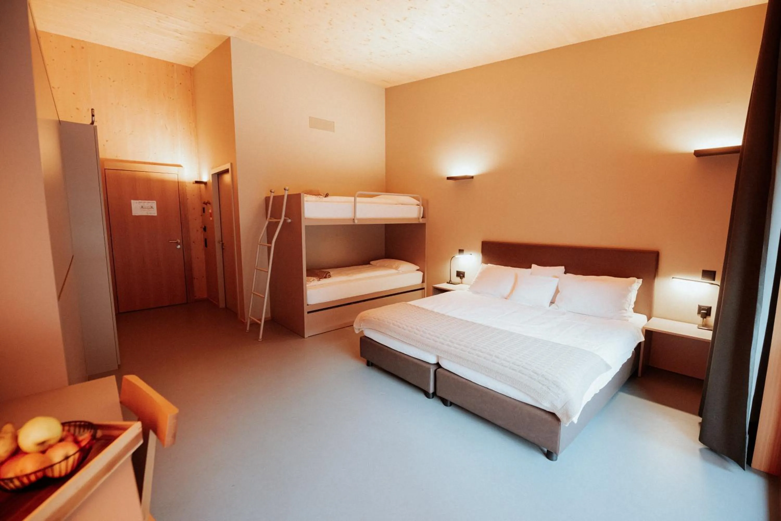 Bathroom, Bed in Campra Alpine Lodge & Spa