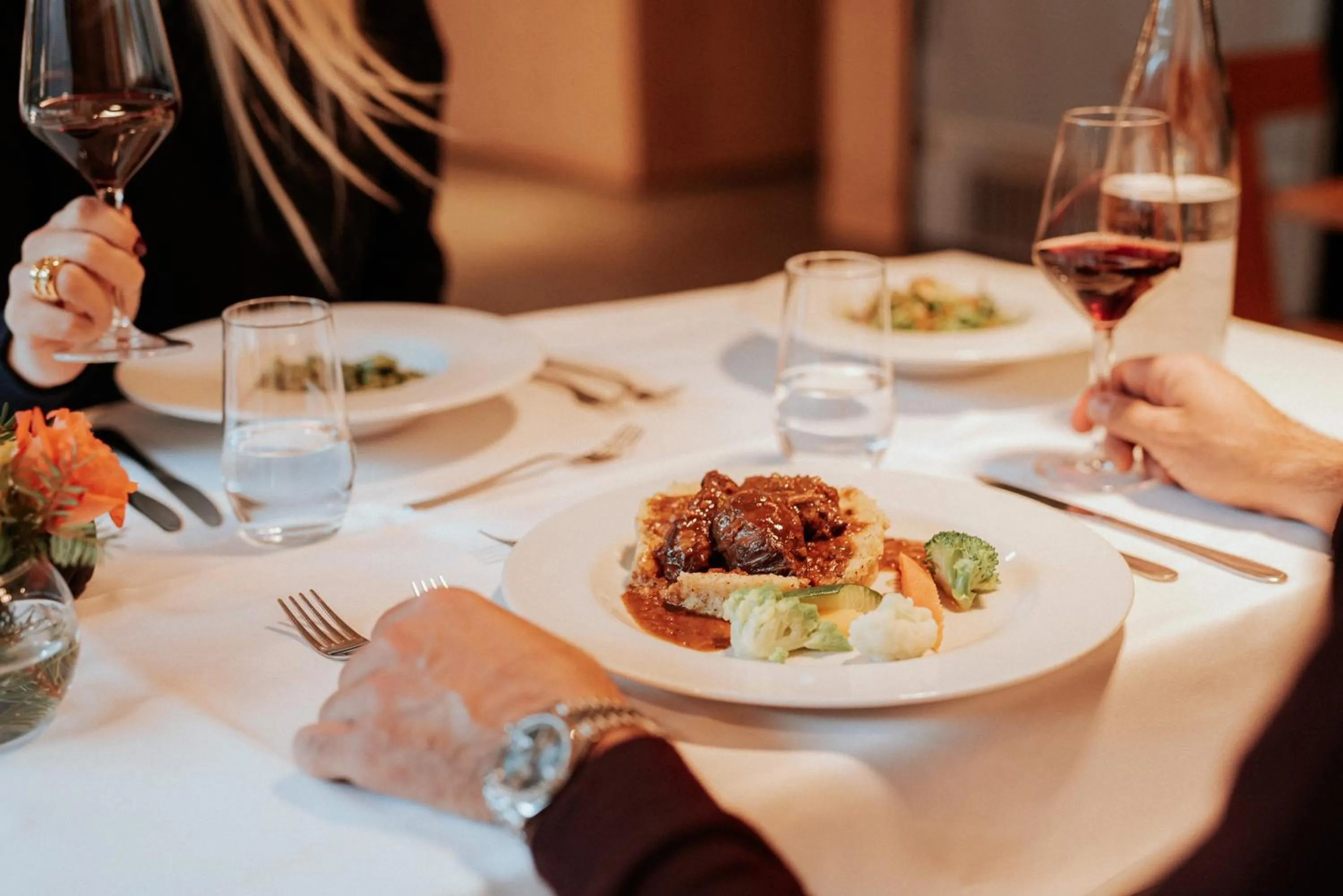 Food close-up in Campra Alpine Lodge & Spa