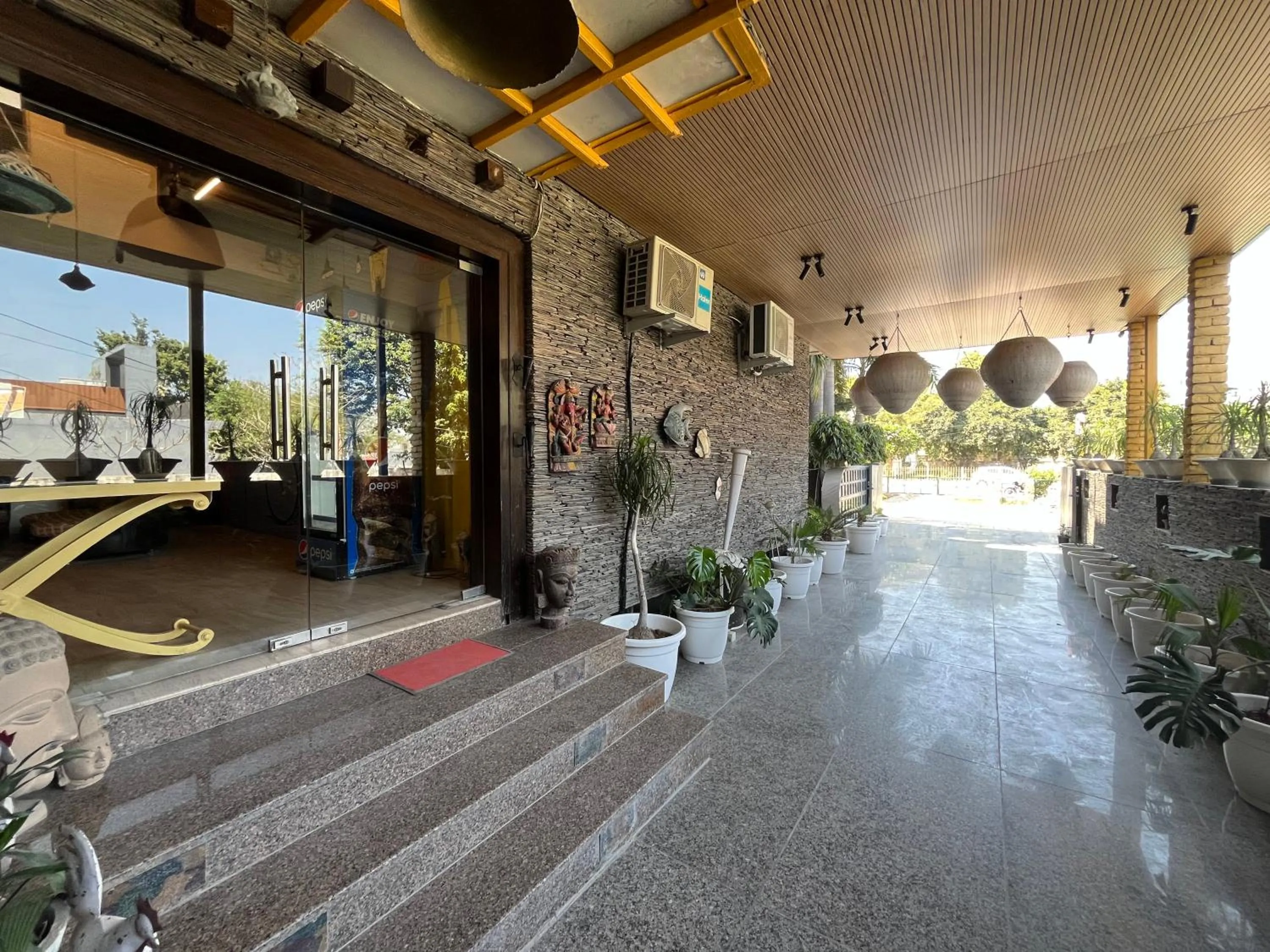 Facade/entrance in Aakritii Hotels