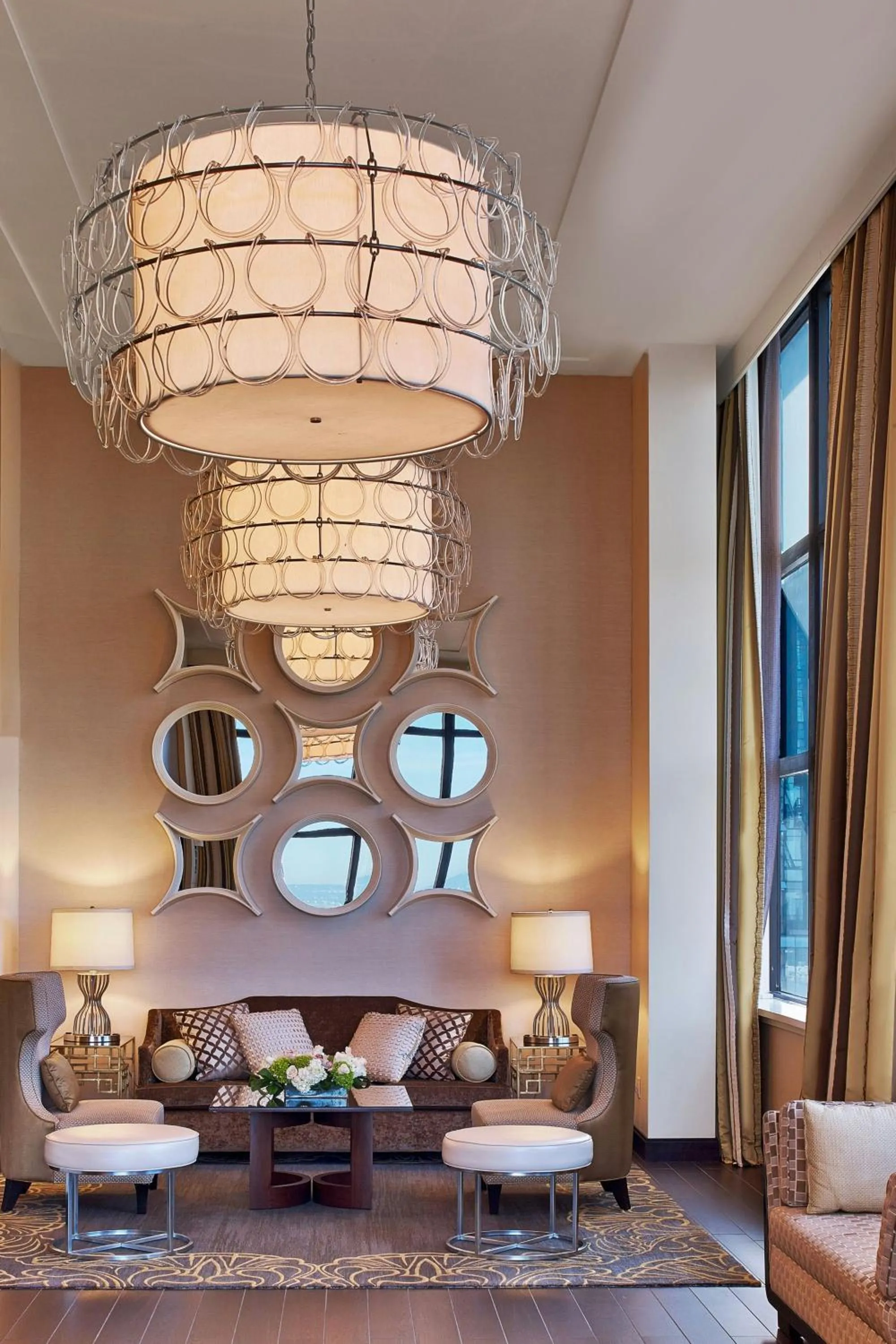 Living room in Sheraton New York Times Square Hotel