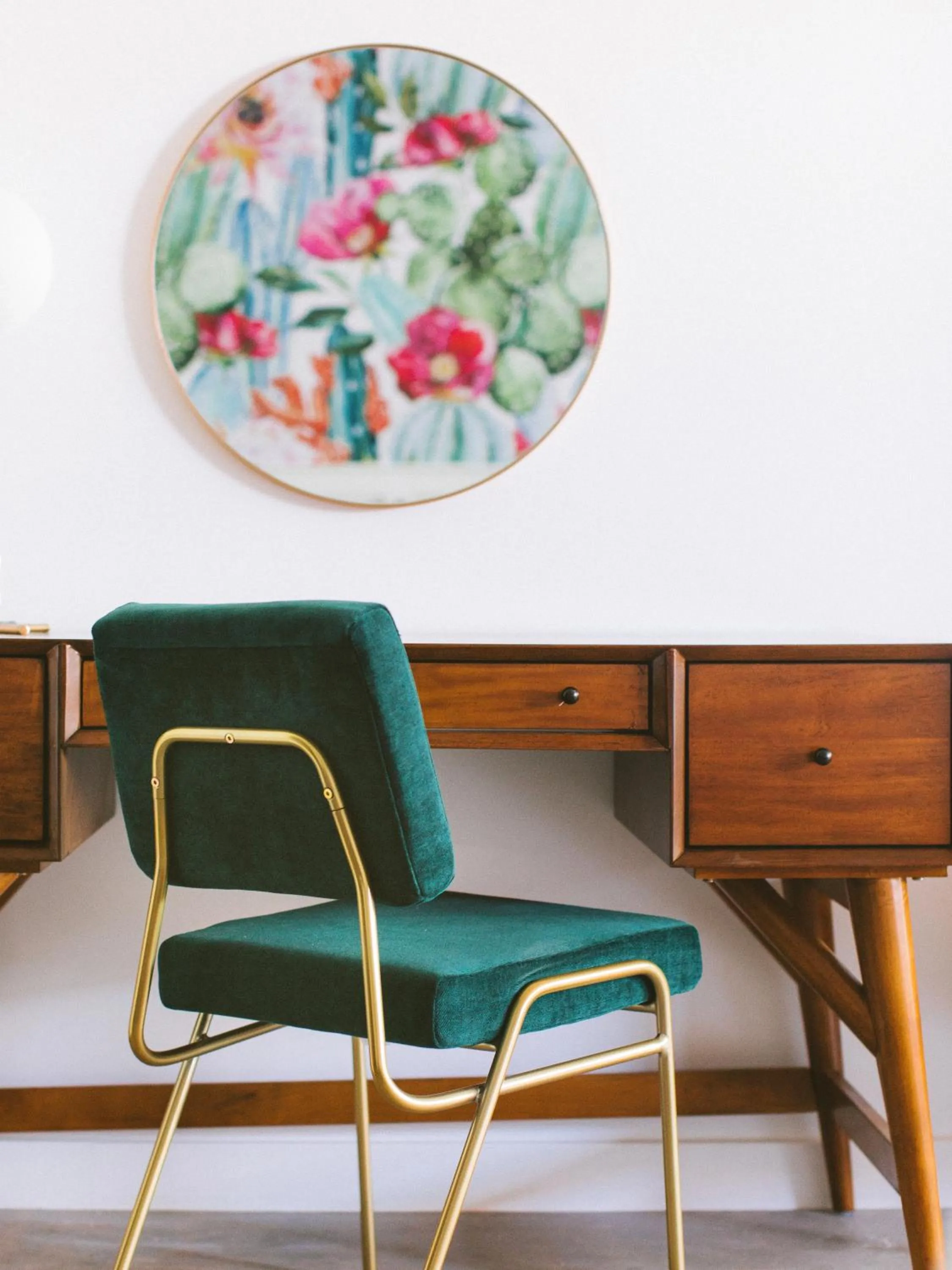 Seating area in RISE Uptown