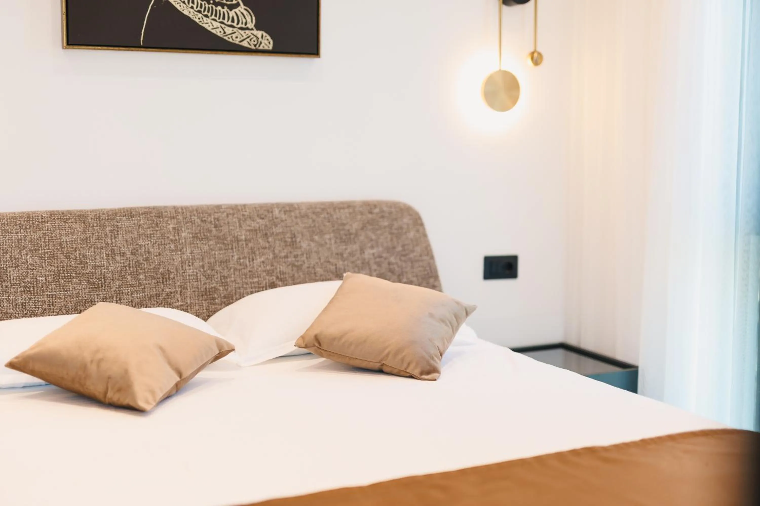 Bed in Giardino Lux Apartments