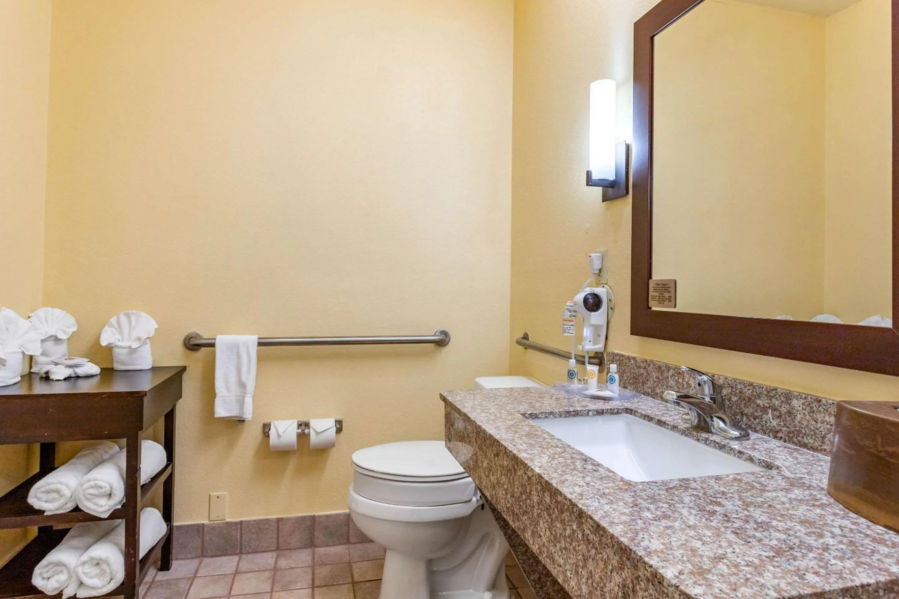 Toilet in Comfort Suites - Near the Galleria
