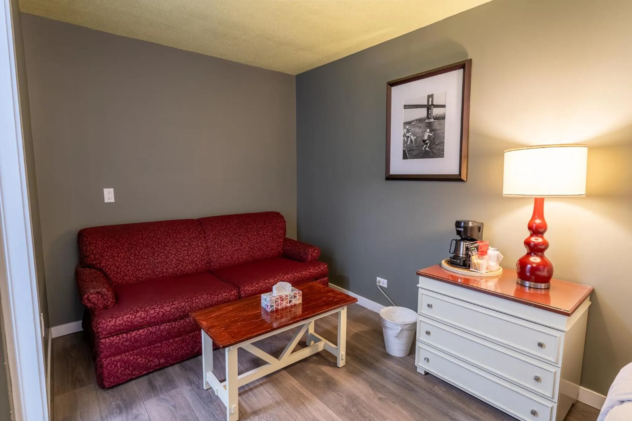 Living room in Ace Motel