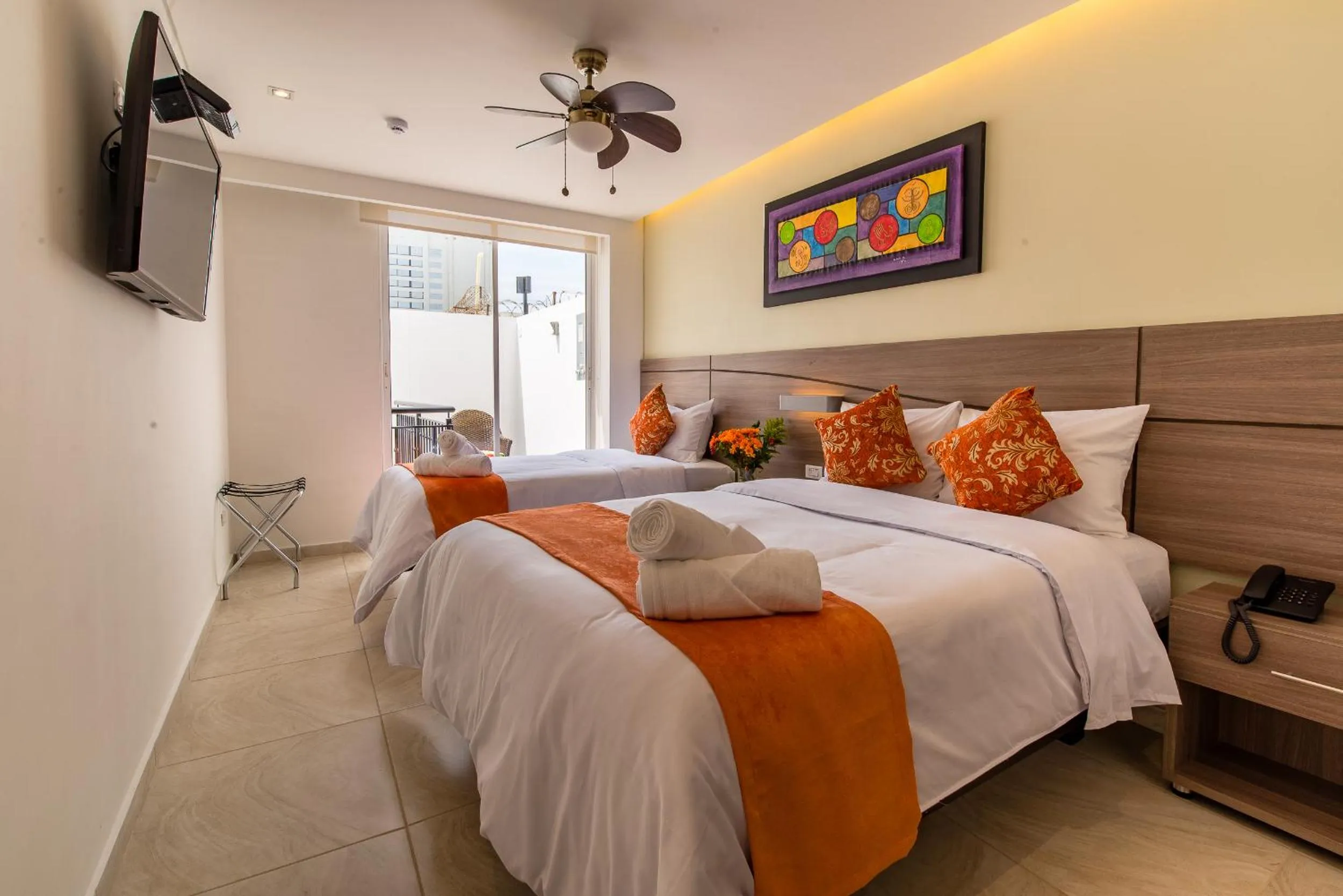 Bed in Hotel Boutique Marbore