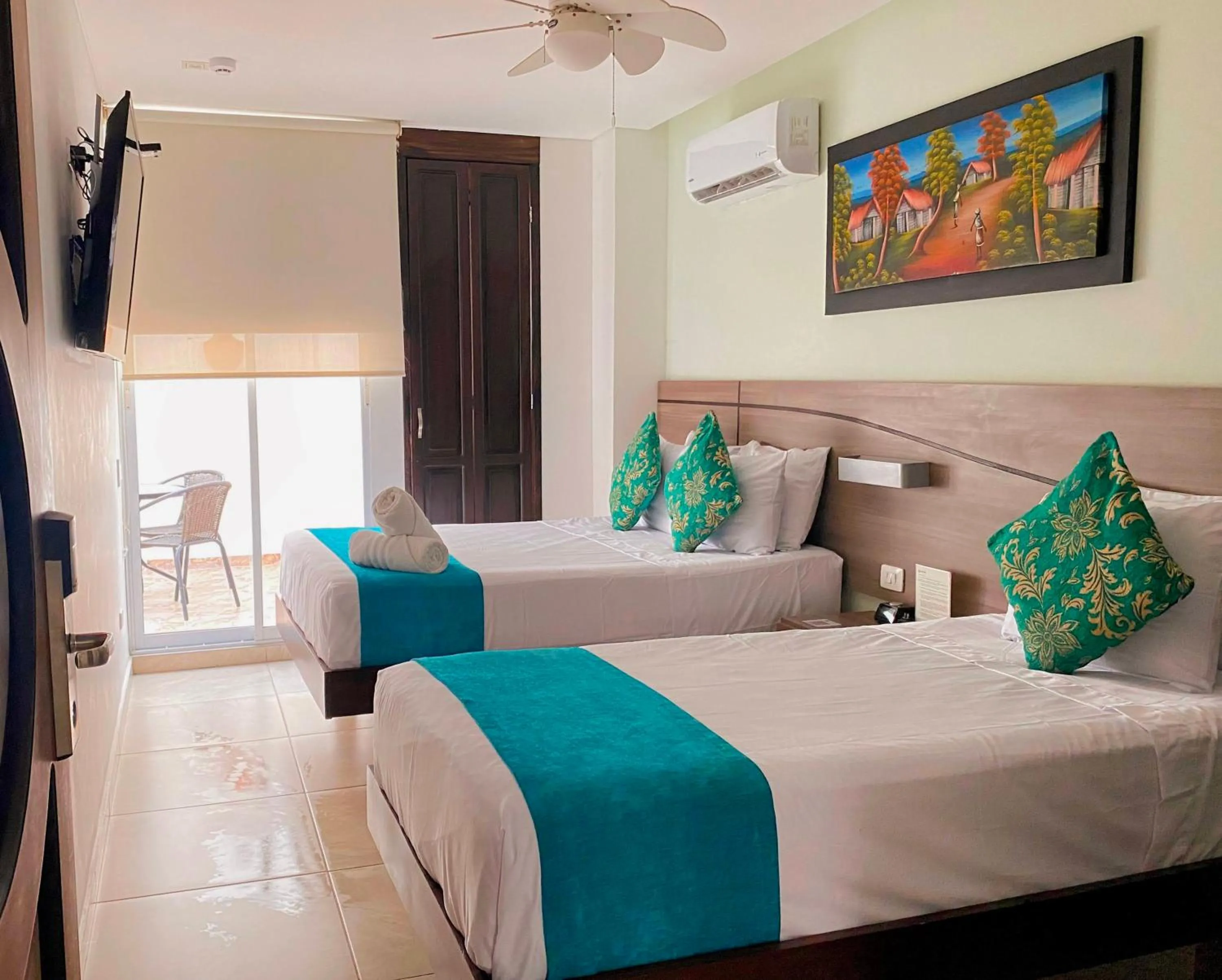 Bed in Hotel Boutique Marbore