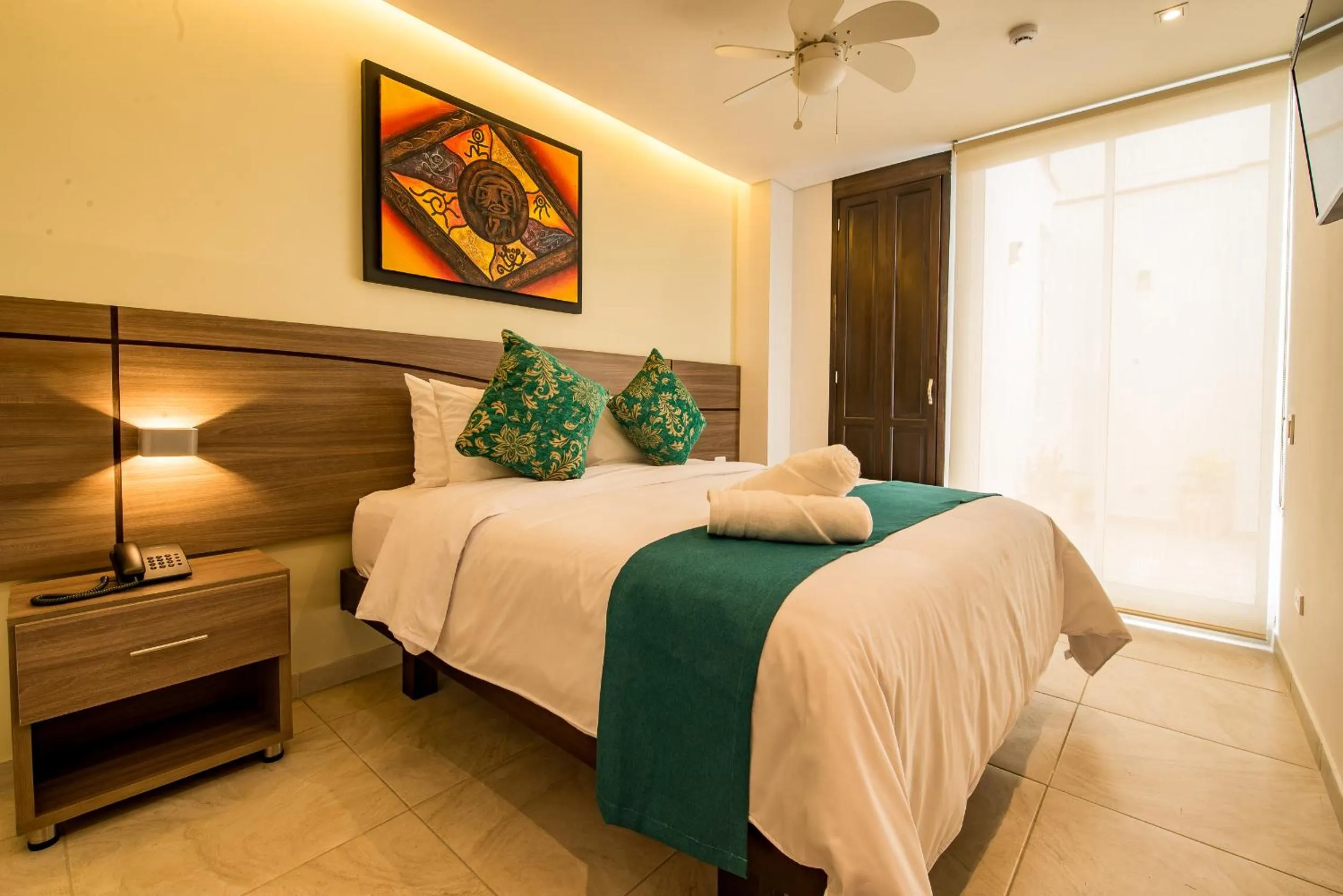 Bed in Hotel Boutique Marbore