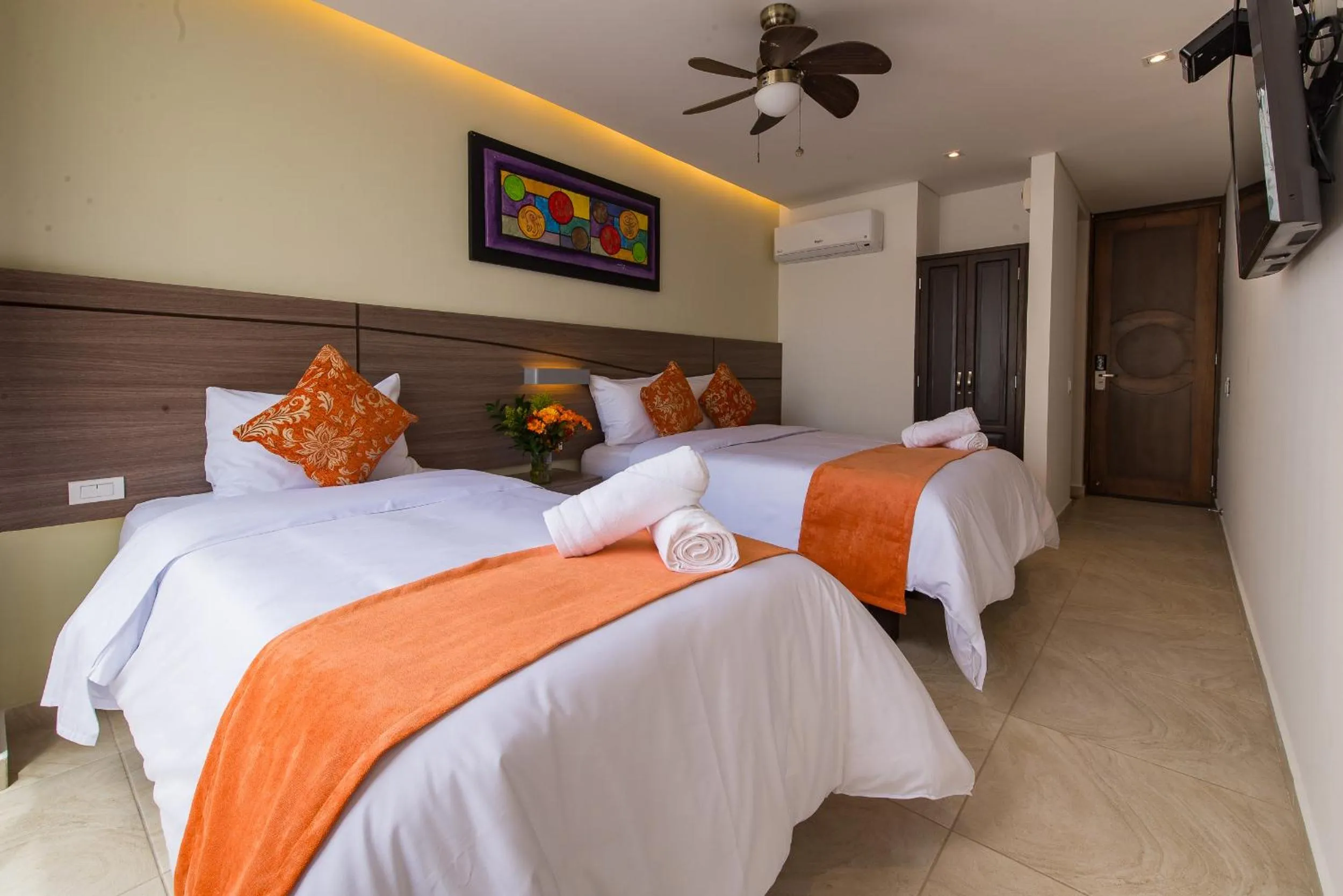 Bed in Hotel Boutique Marbore