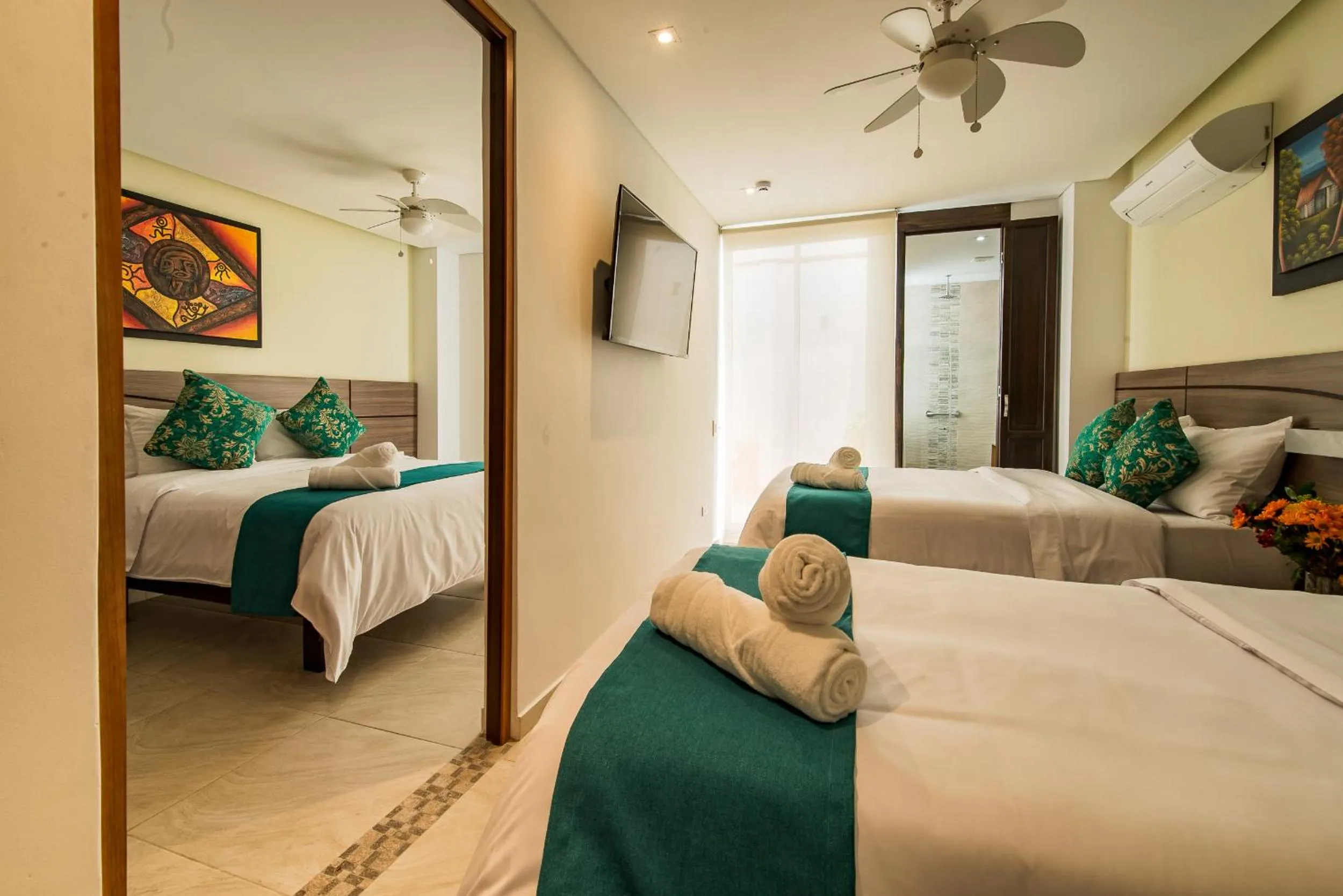 Bed in Hotel Boutique Marbore