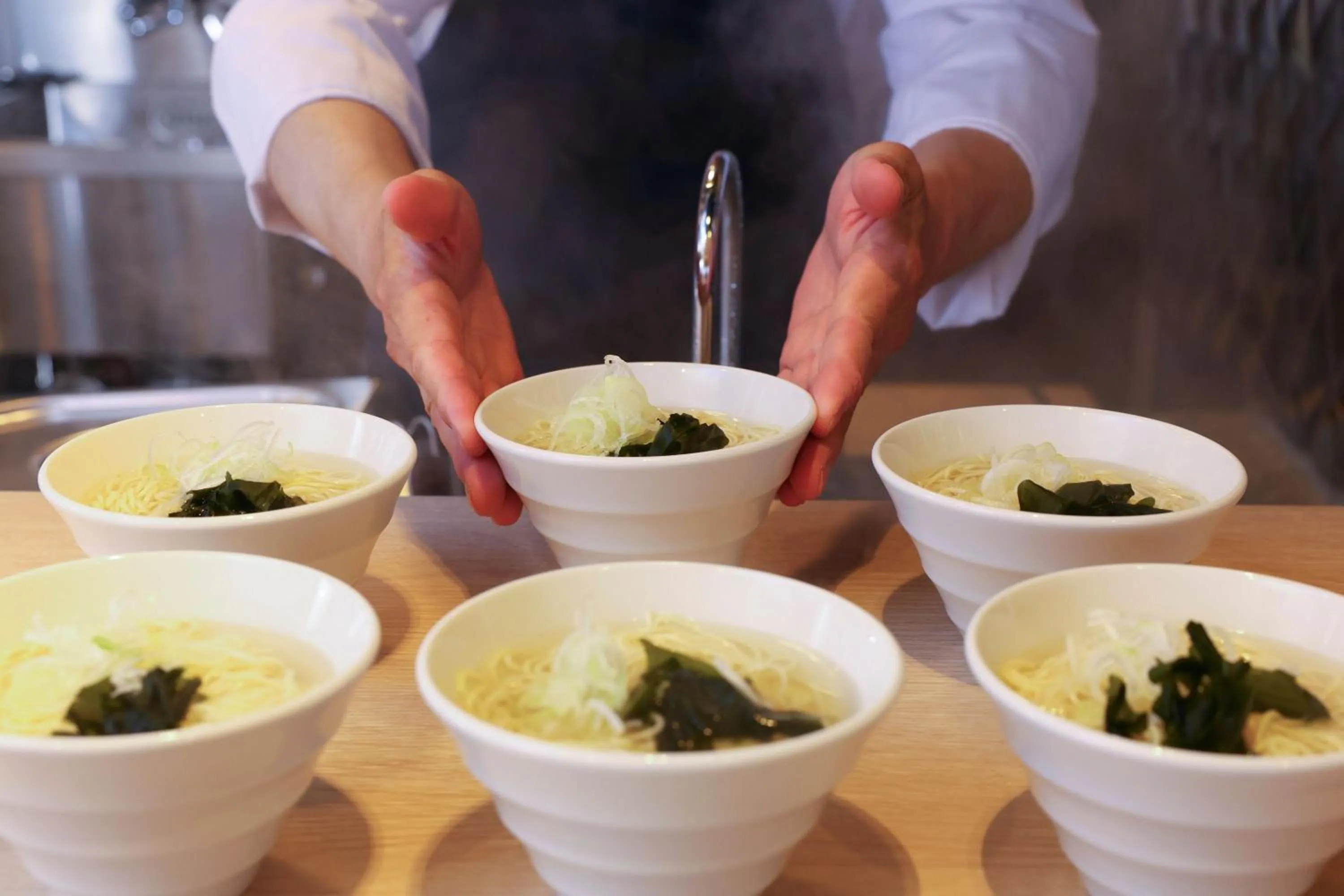 Buffet breakfast in KAMENOI HOTEL Kujukuri