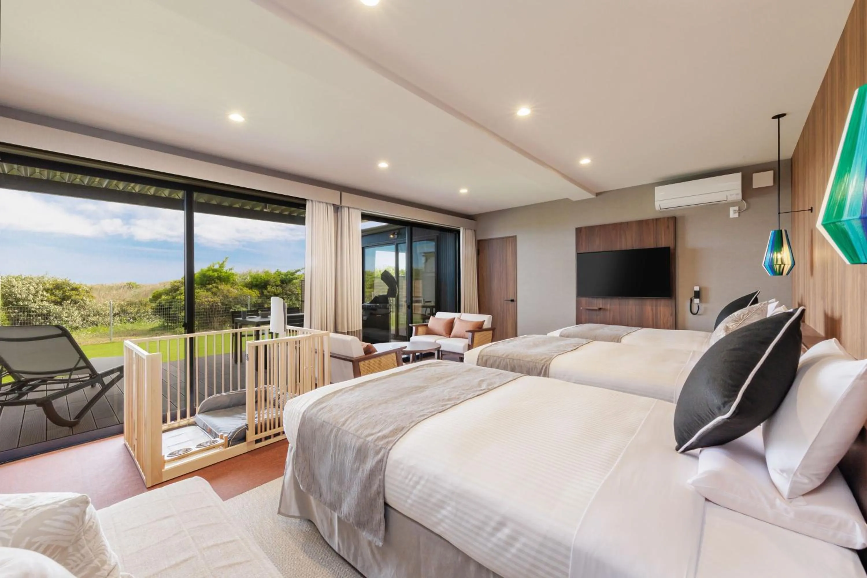 Bed in KAMENOI HOTEL Kujukuri