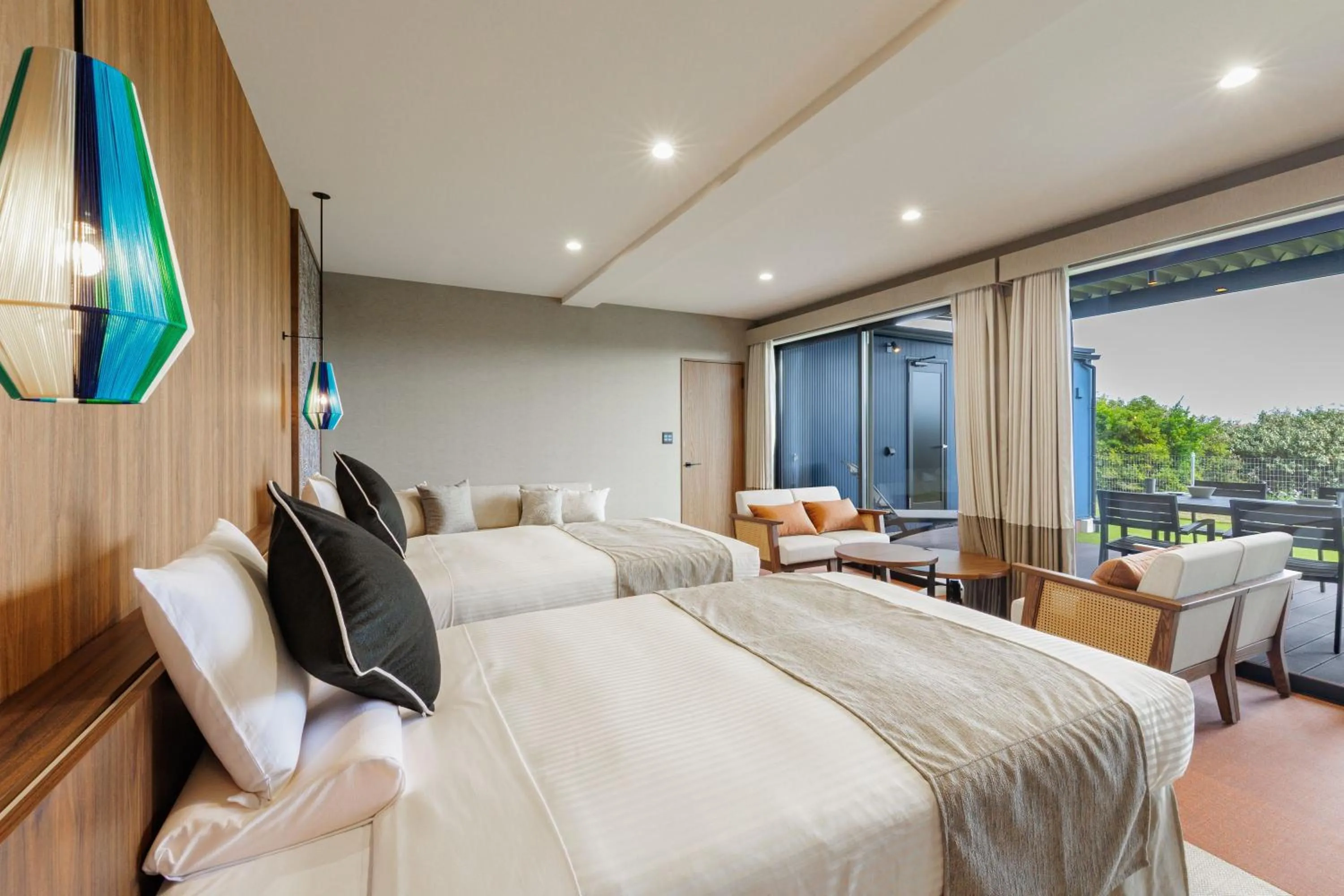 Bed in KAMENOI HOTEL Kujukuri