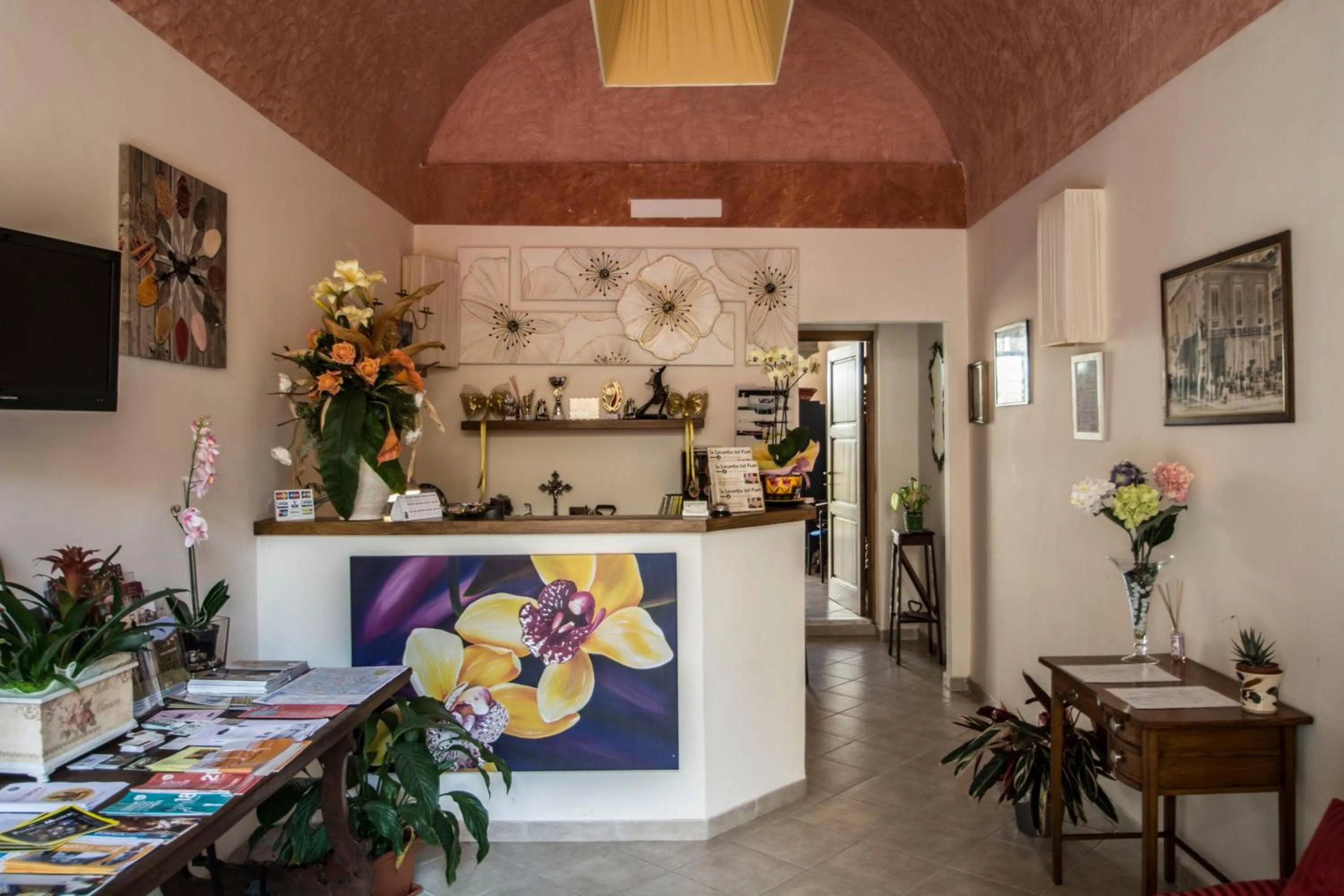 Lobby or reception in Locanda dei Fiori