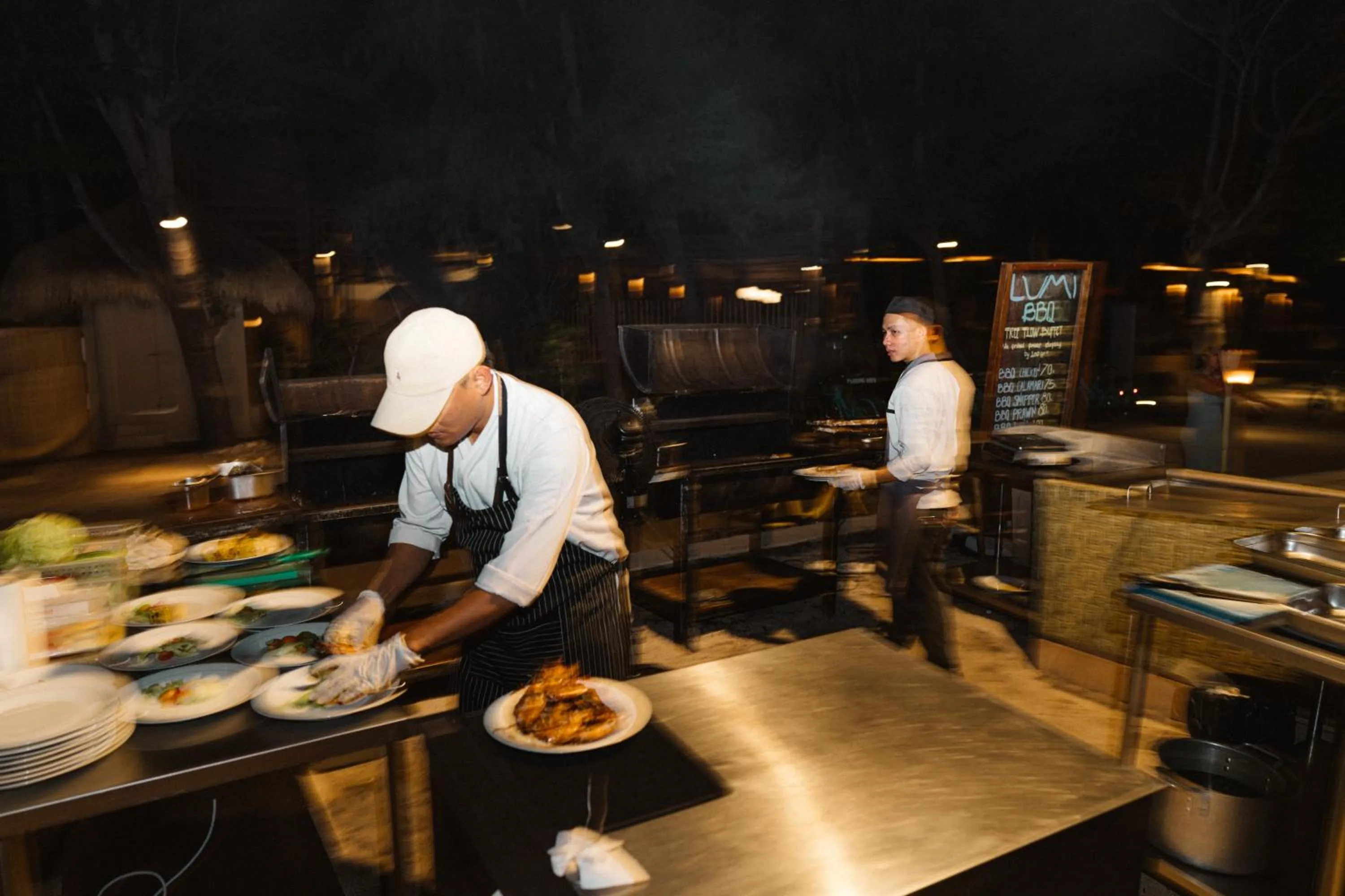 BBQ facilities in Hotel Lumi Gili Trawangan