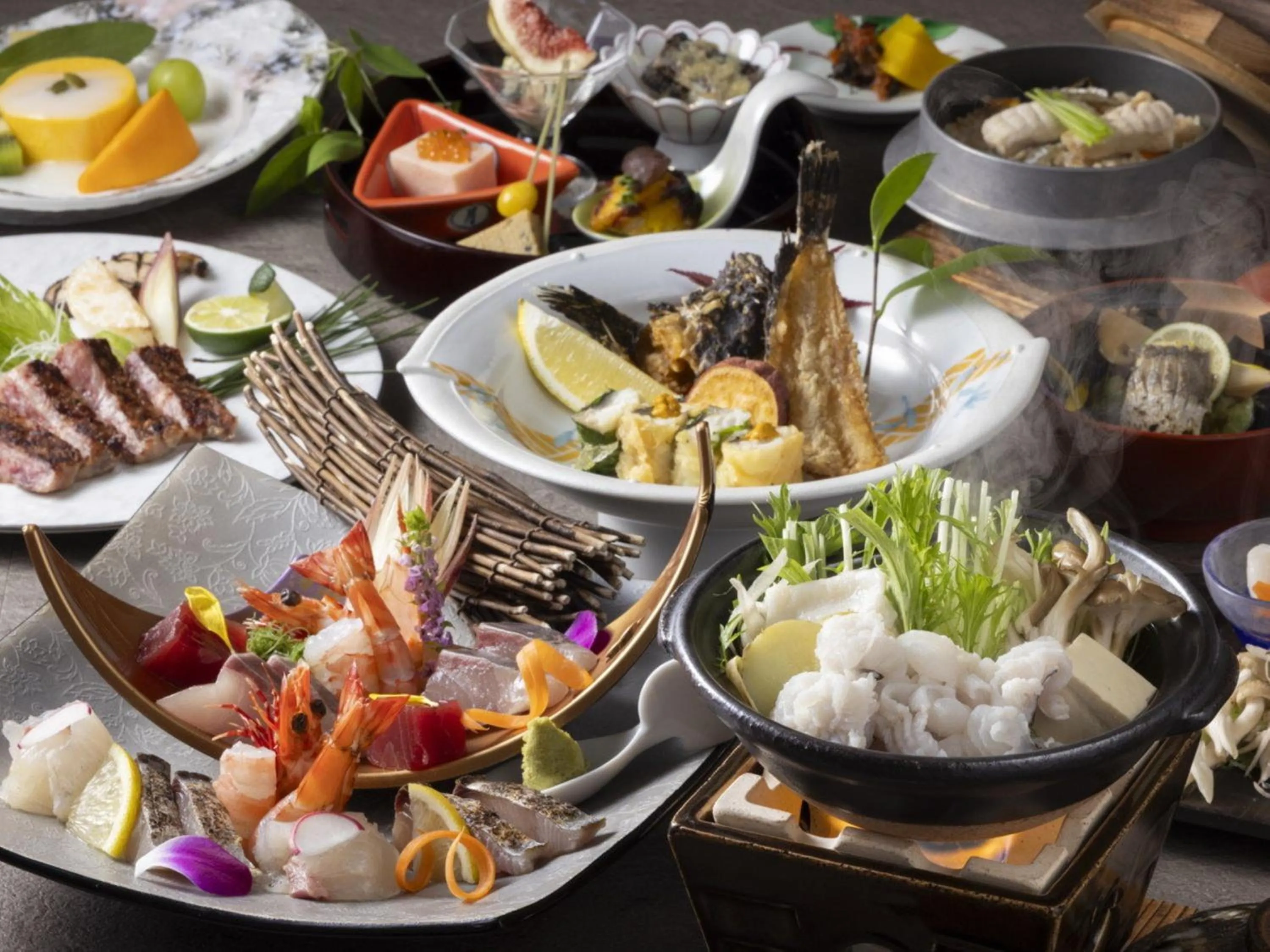 Meals in KAMENOI HOTEL Kanonji