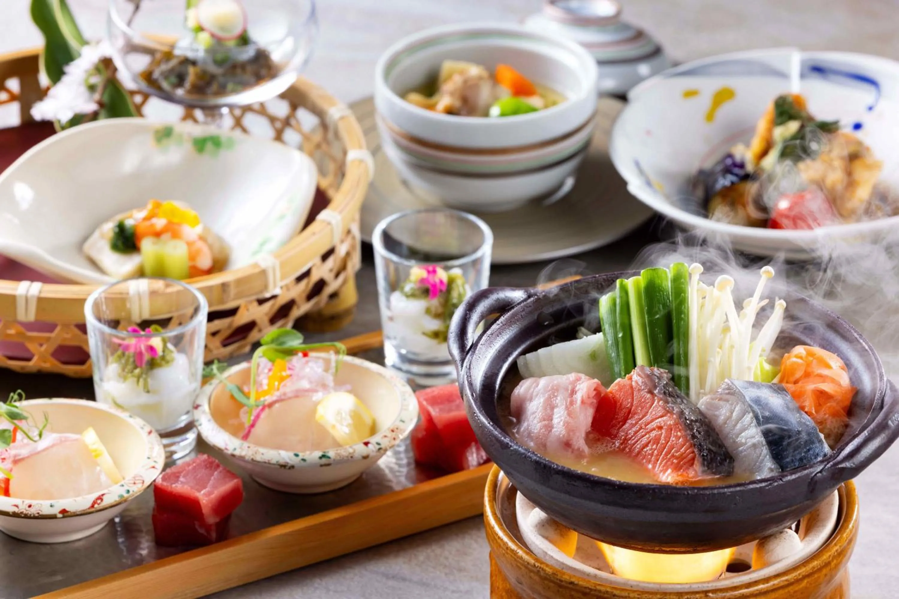 Dinner in KAMENOI HOTEL Kanonji