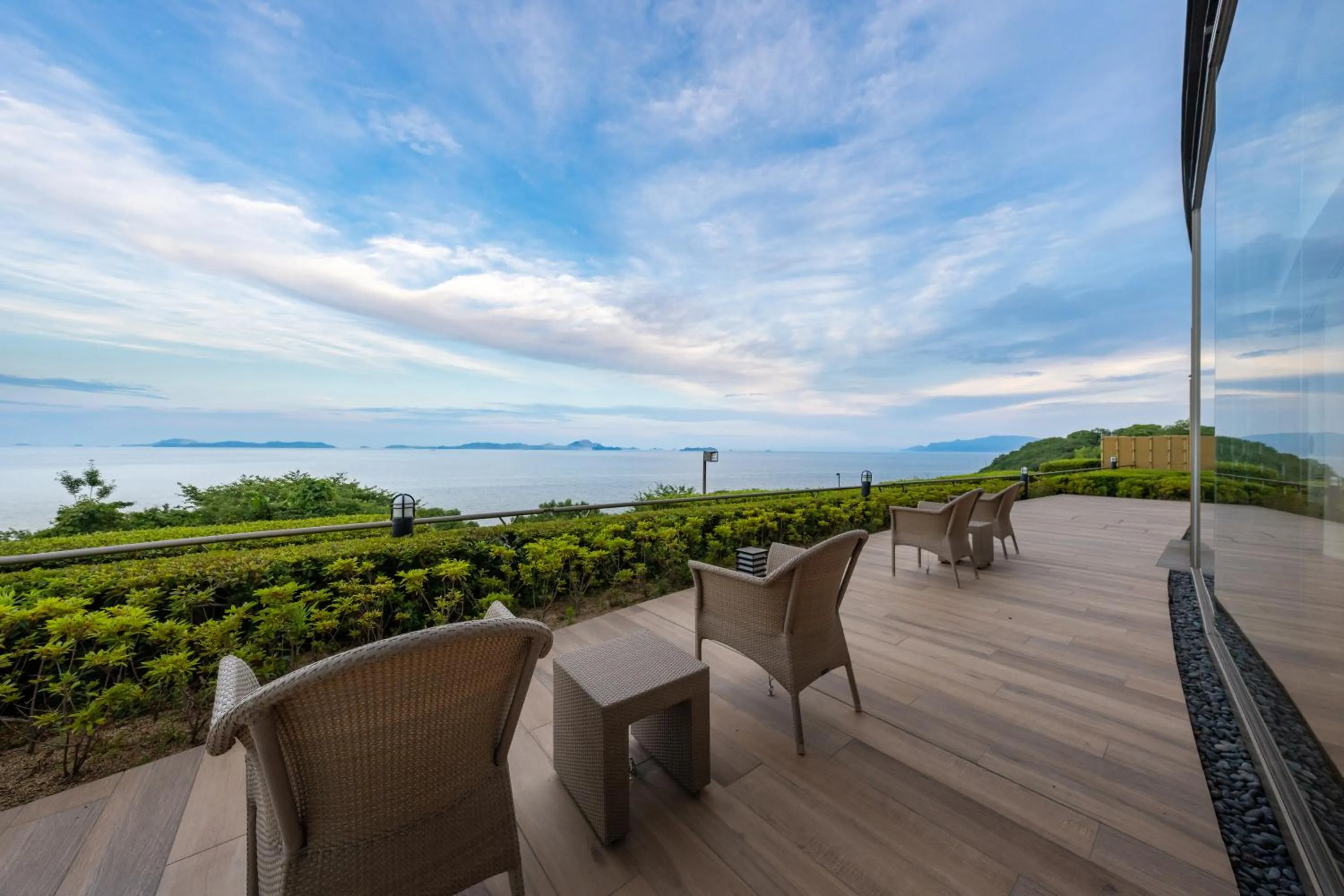 Balcony/Terrace in KAMENOI HOTEL Ako