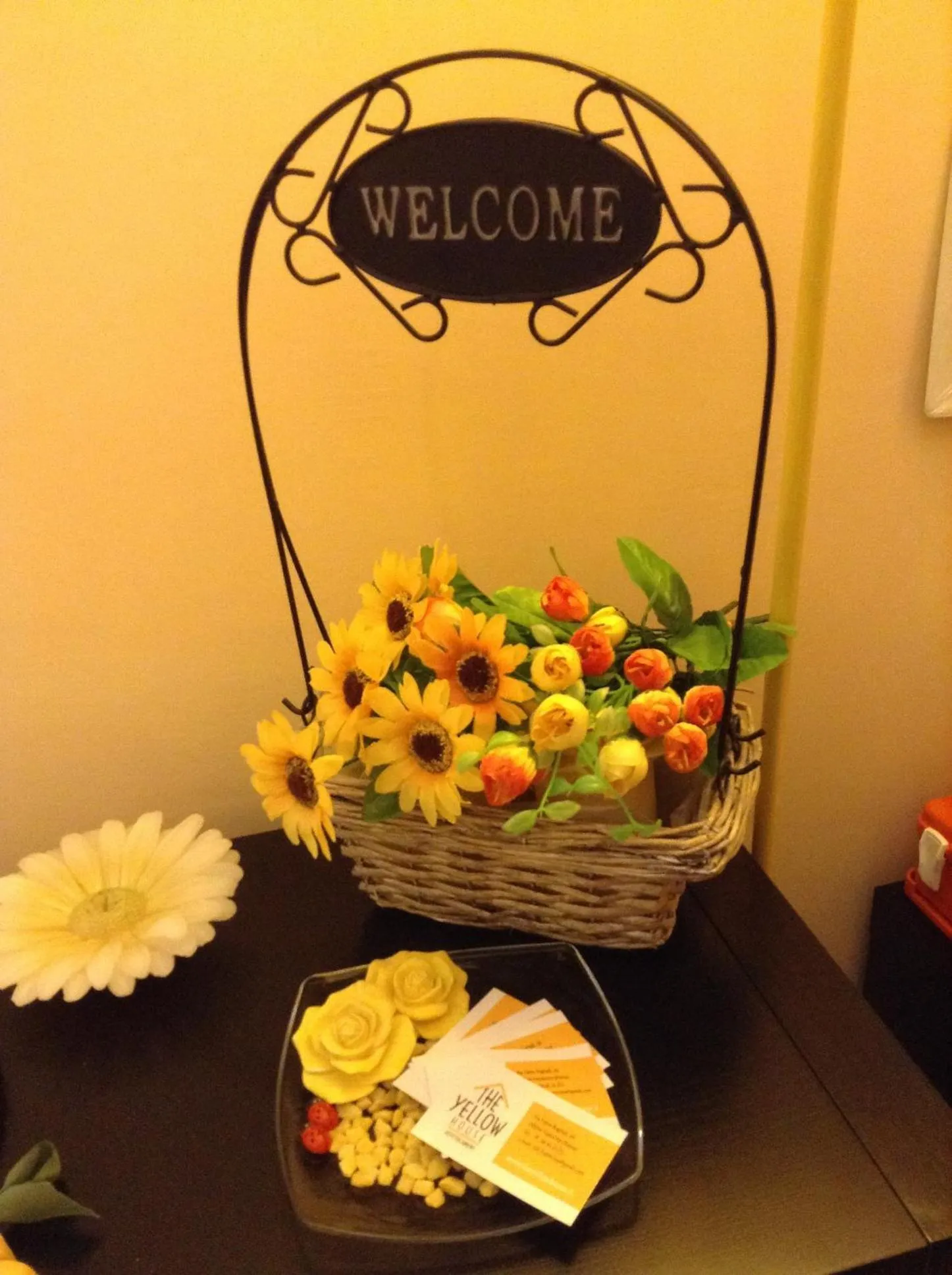 Decorative detail in The Yellow House