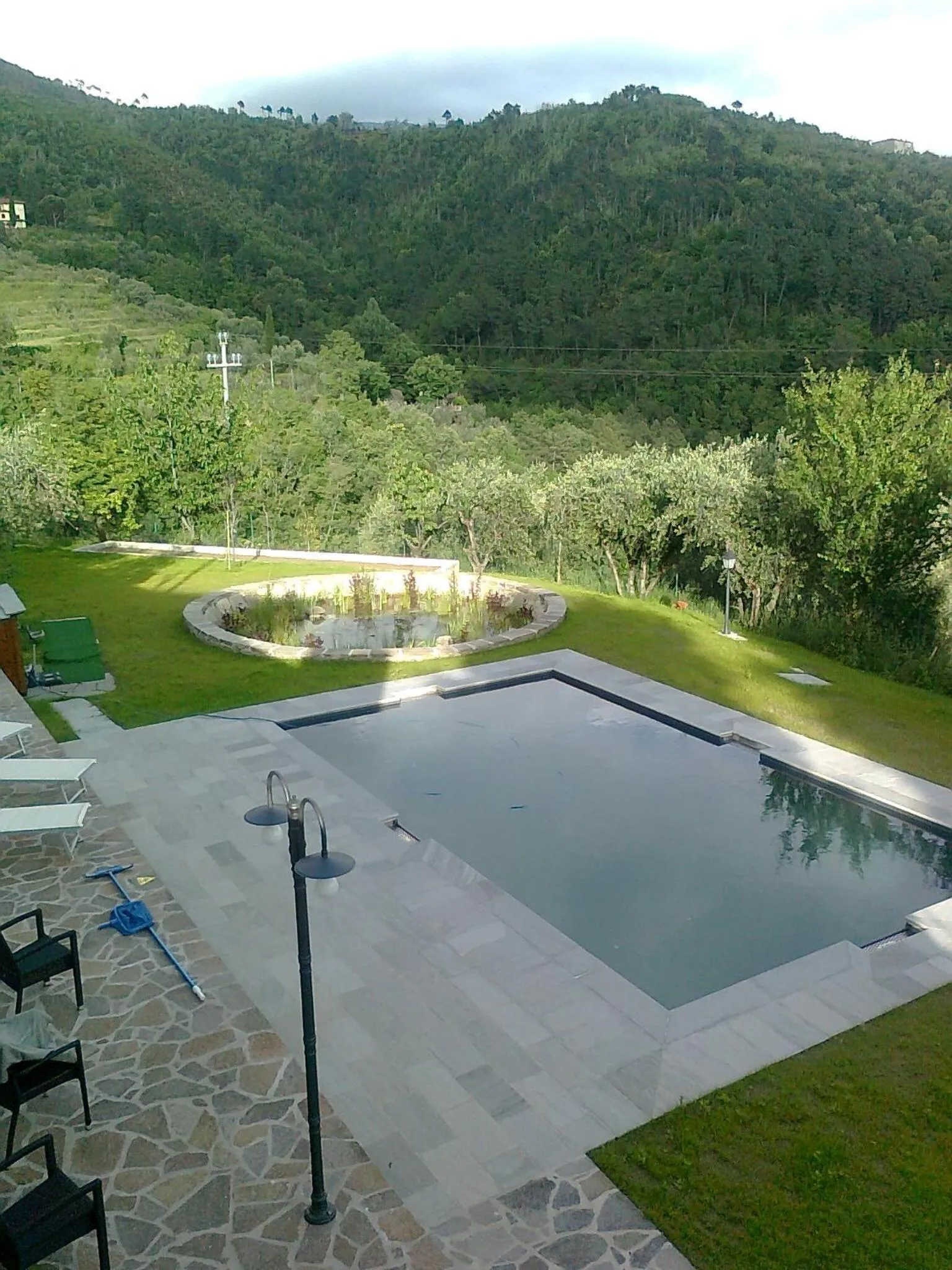 Pool view in La Pietra Piana Casa Vacanze