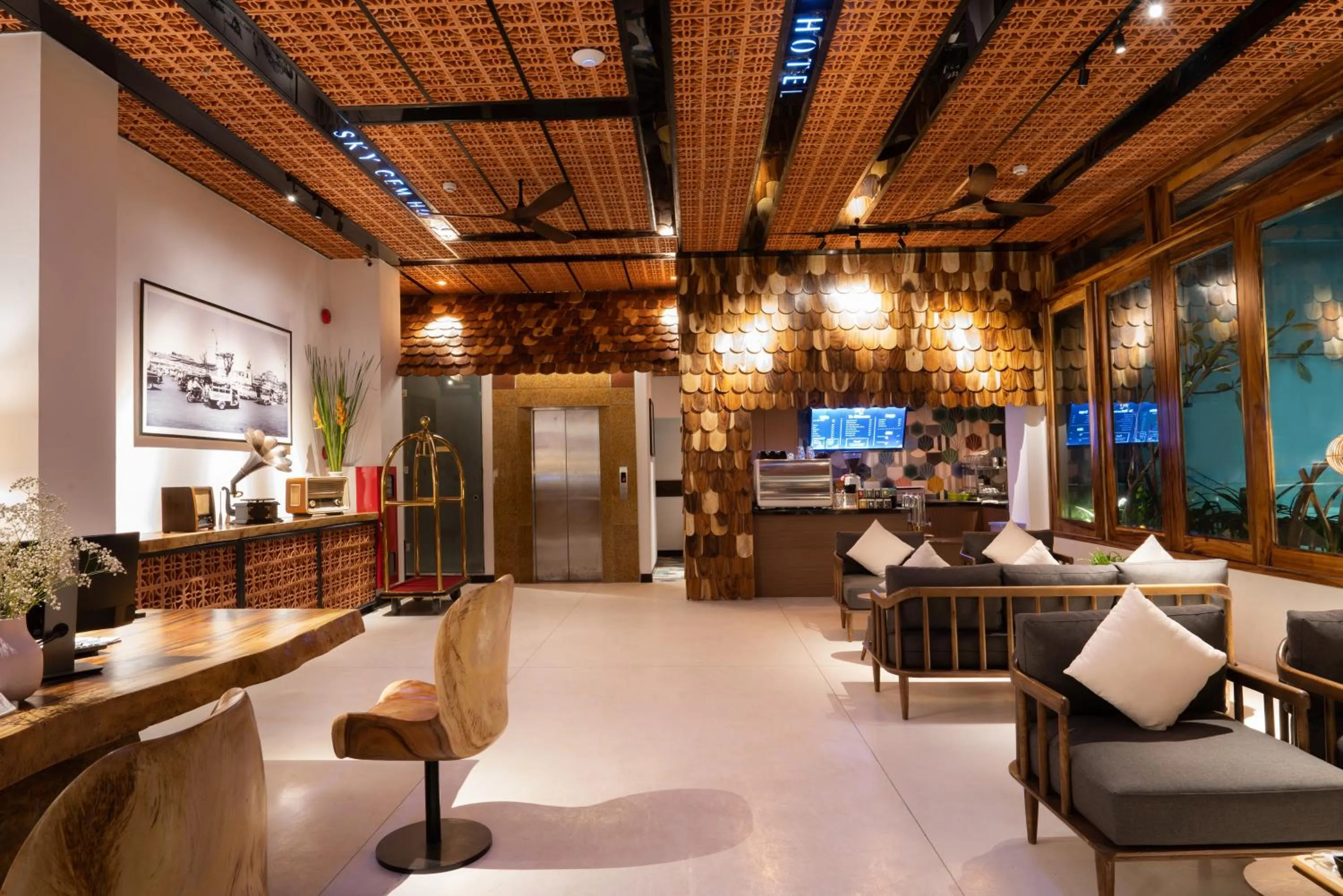 Property building in Sky Gem Central Hotel