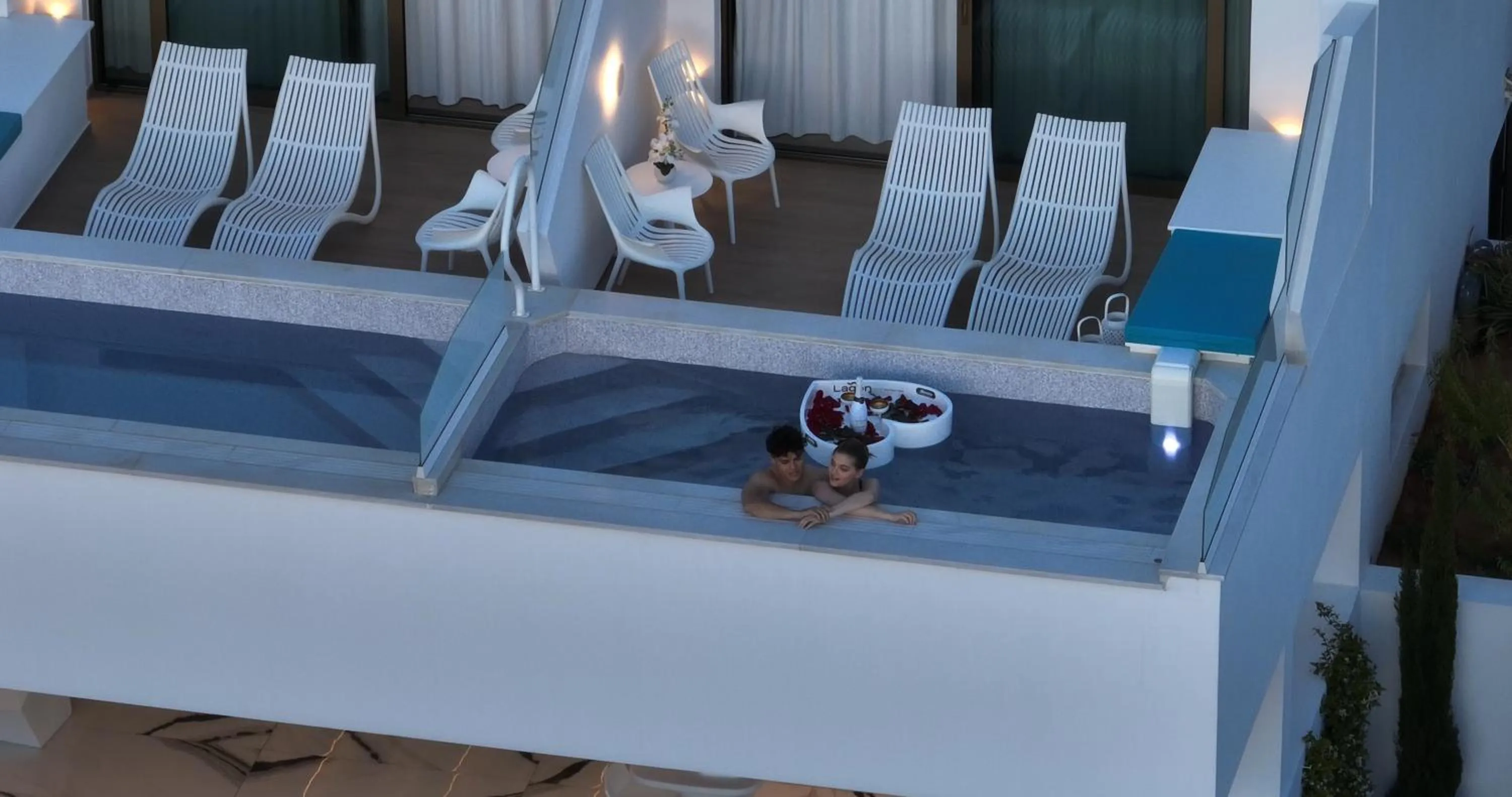 Swimming pool in Lagon Life Spirit Boutique Hotel - Adults Only