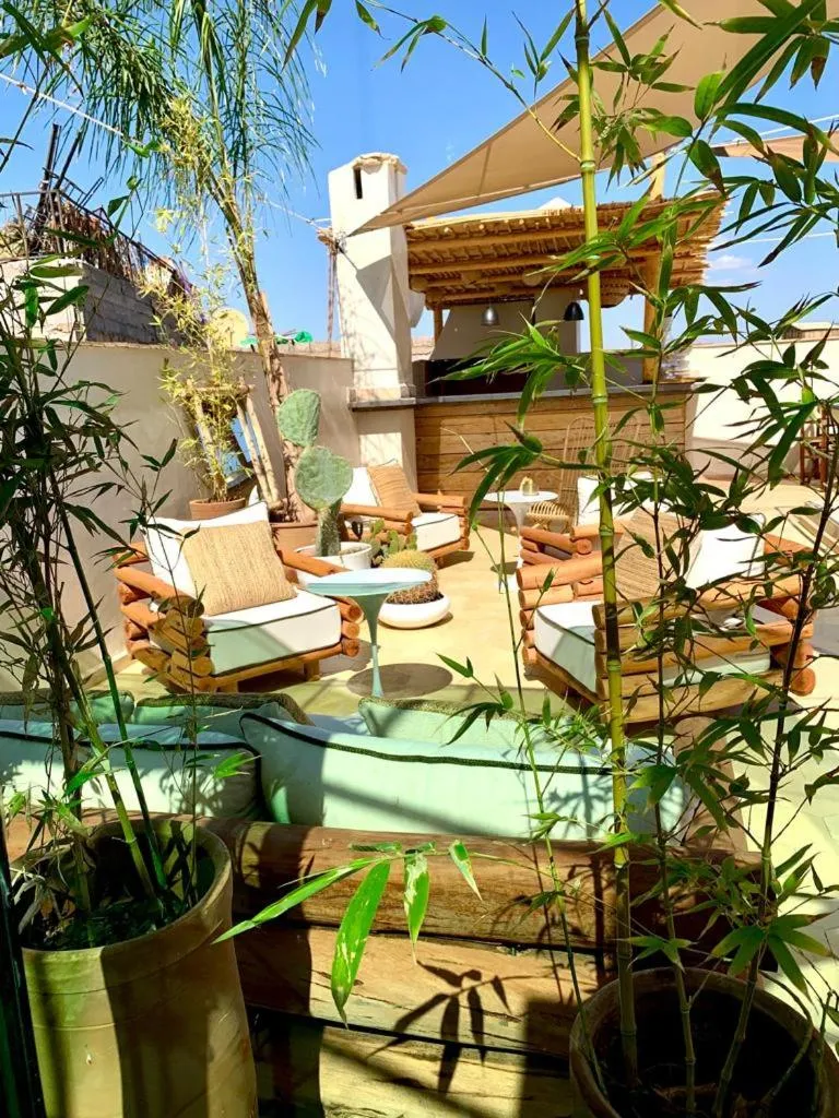 Balcony/Terrace in Riad Dar Yasaman