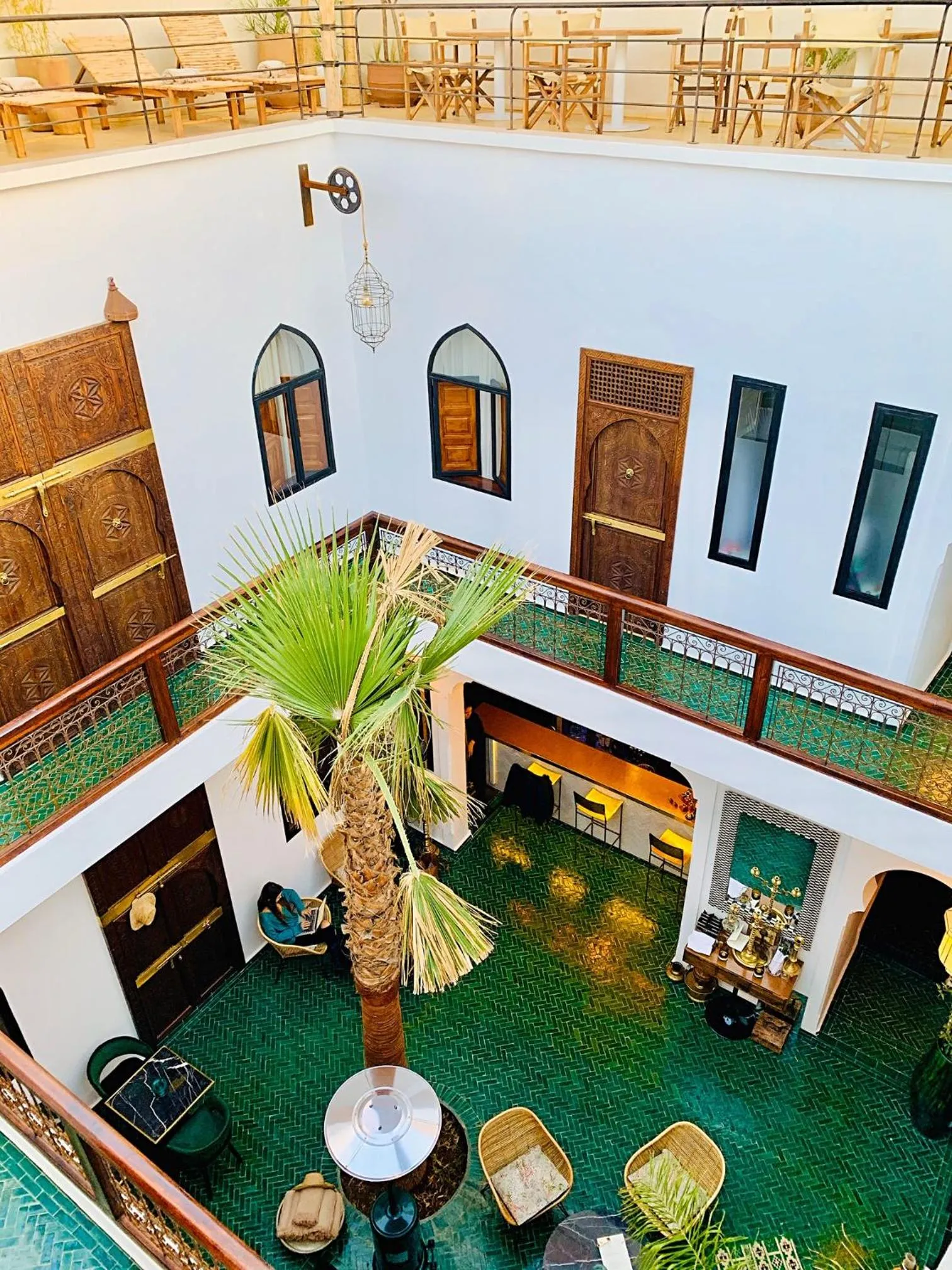 Patio in Riad Dar Yasaman