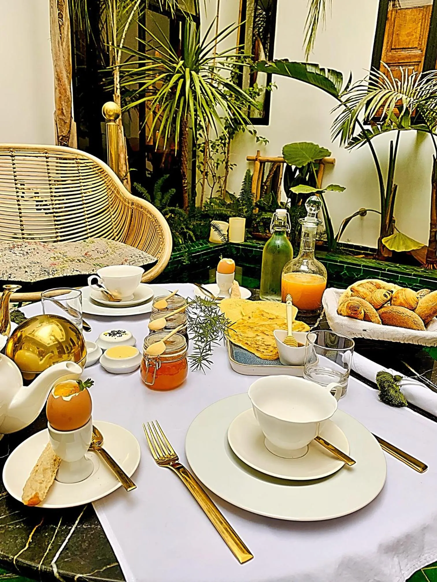 Breakfast in Riad Dar Yasaman