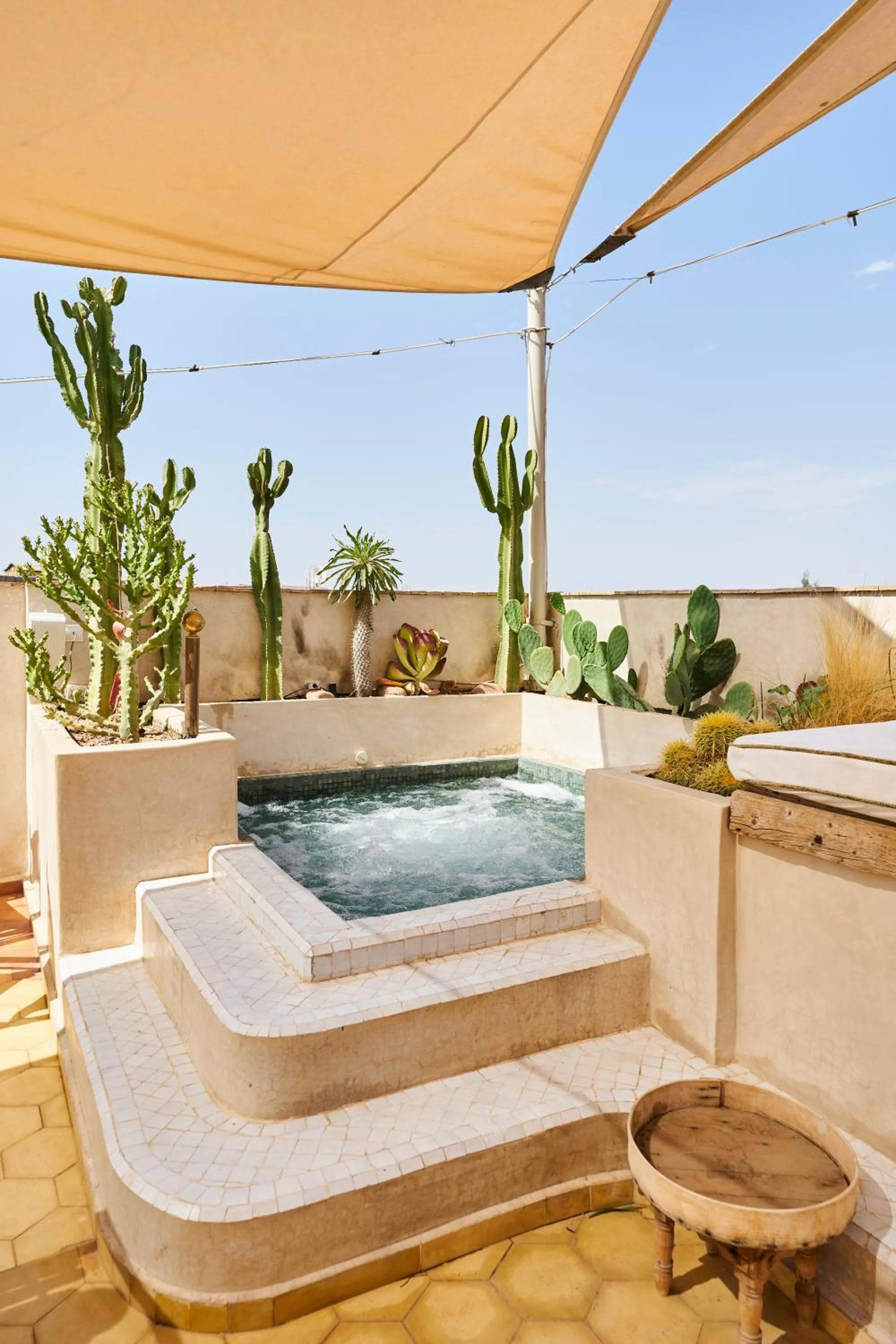 Hot Tub in Riad Dar Yasaman
