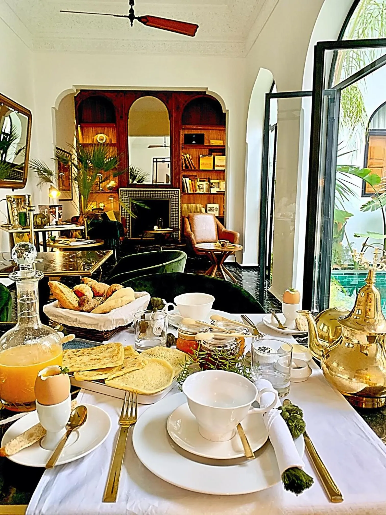 Breakfast in Riad Dar Yasaman