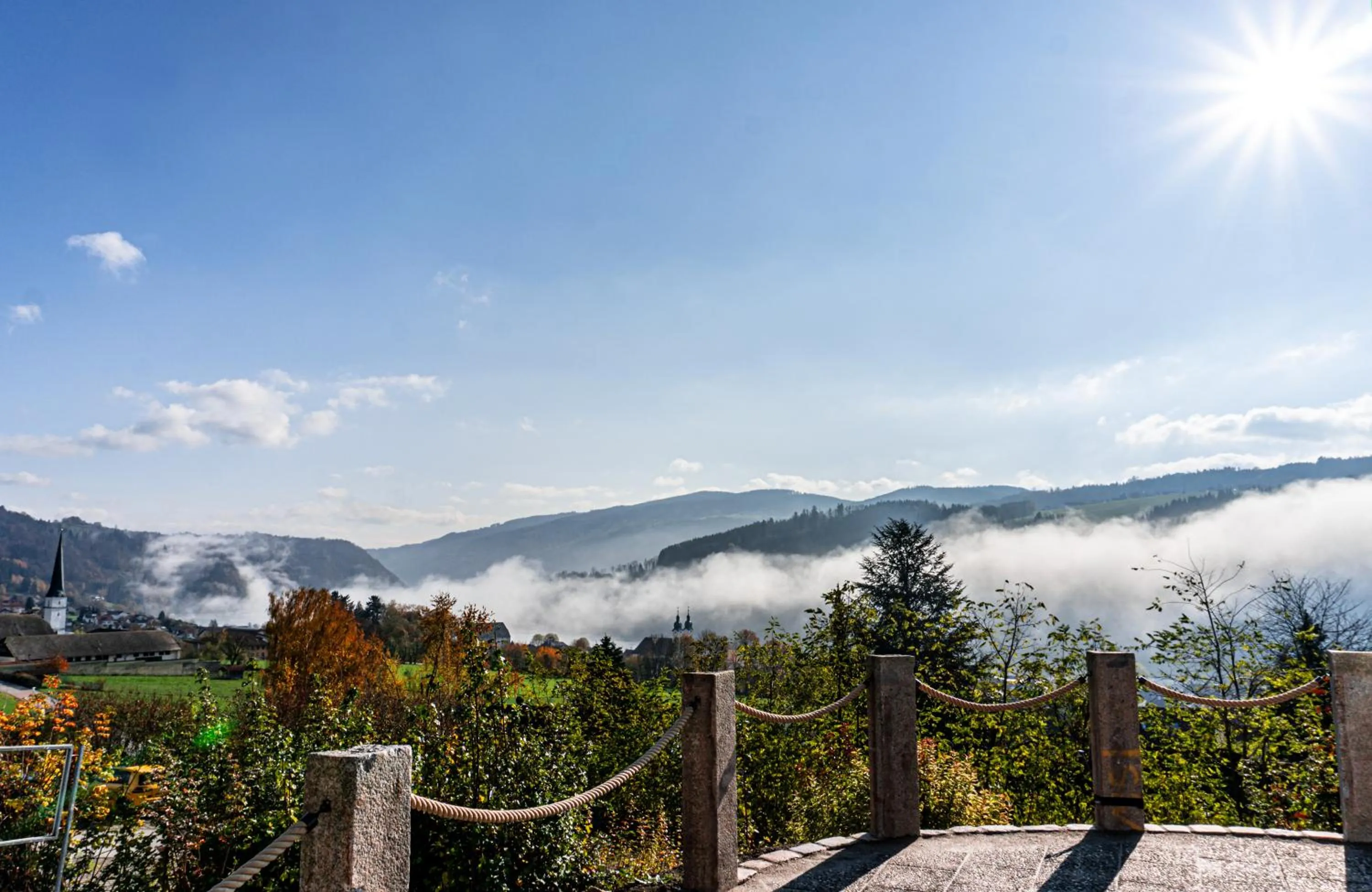 Natural landscape in Landhotel Donaublick
