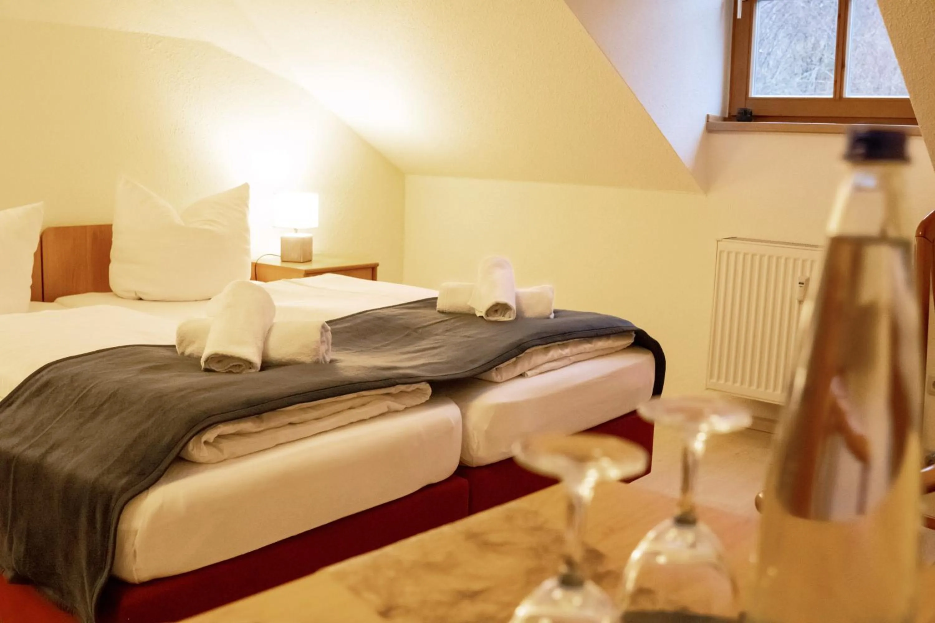 Bed in Landhotel Donaublick