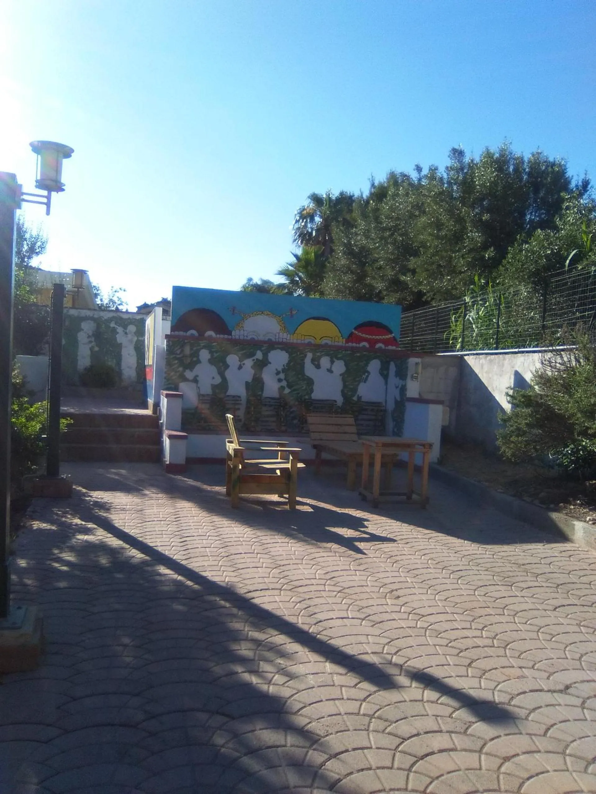 Garden view in Il Locandiere