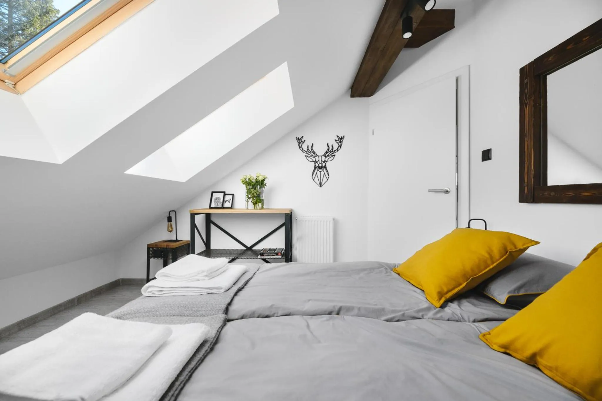 Bed in Aparthotel Narciarska 2