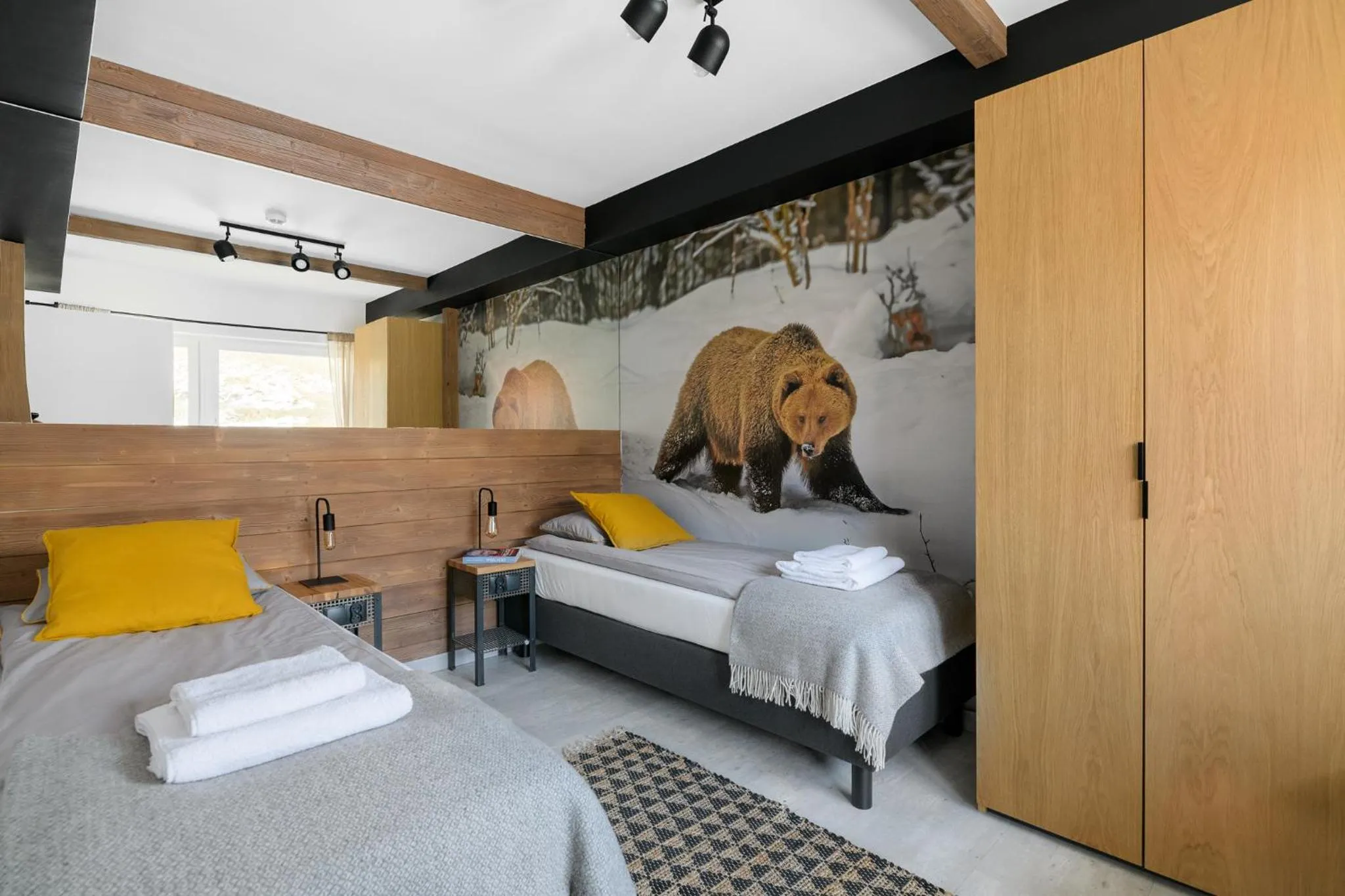 Bed in Aparthotel Narciarska 2