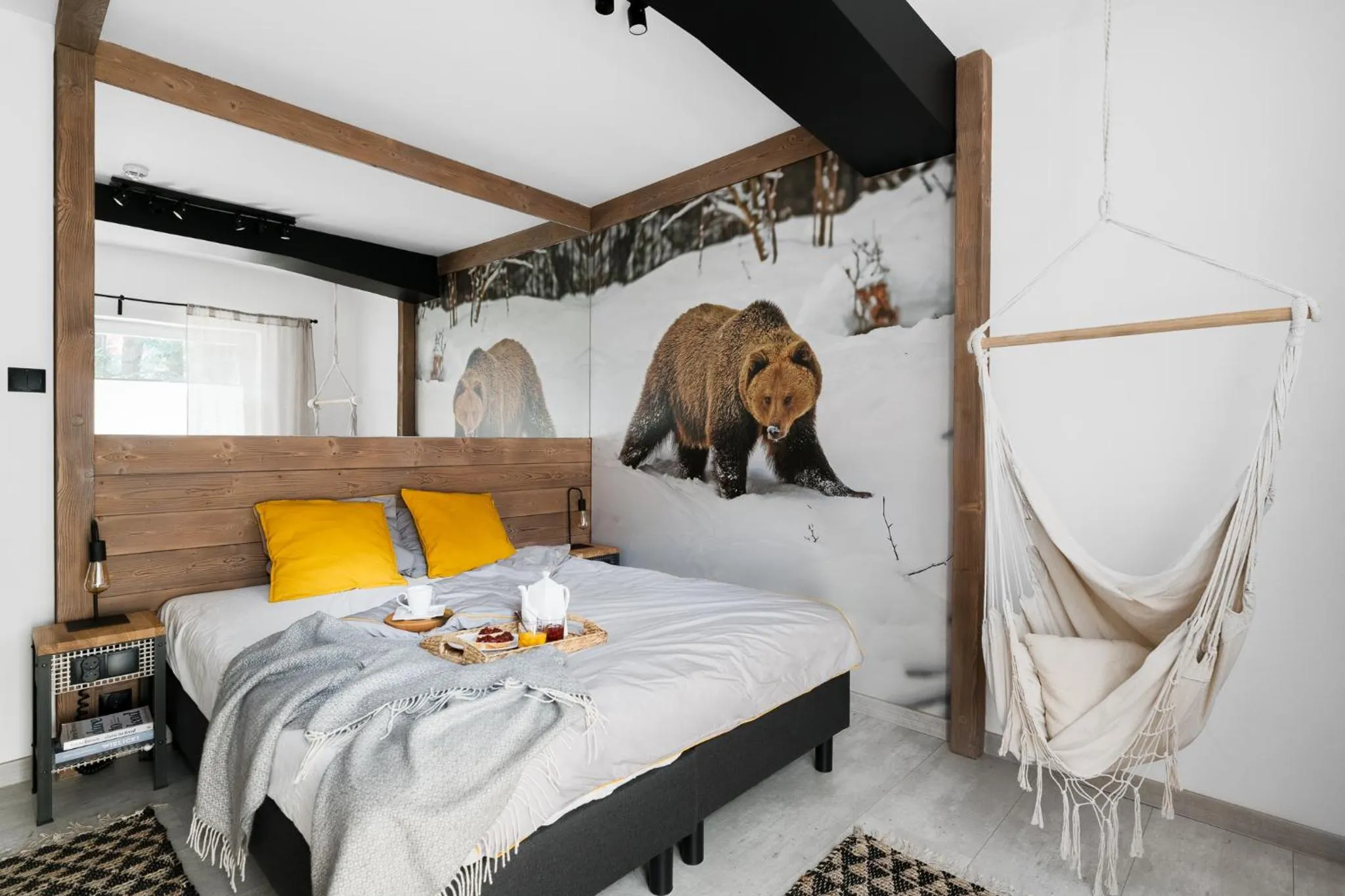 Bed in Aparthotel Narciarska 2