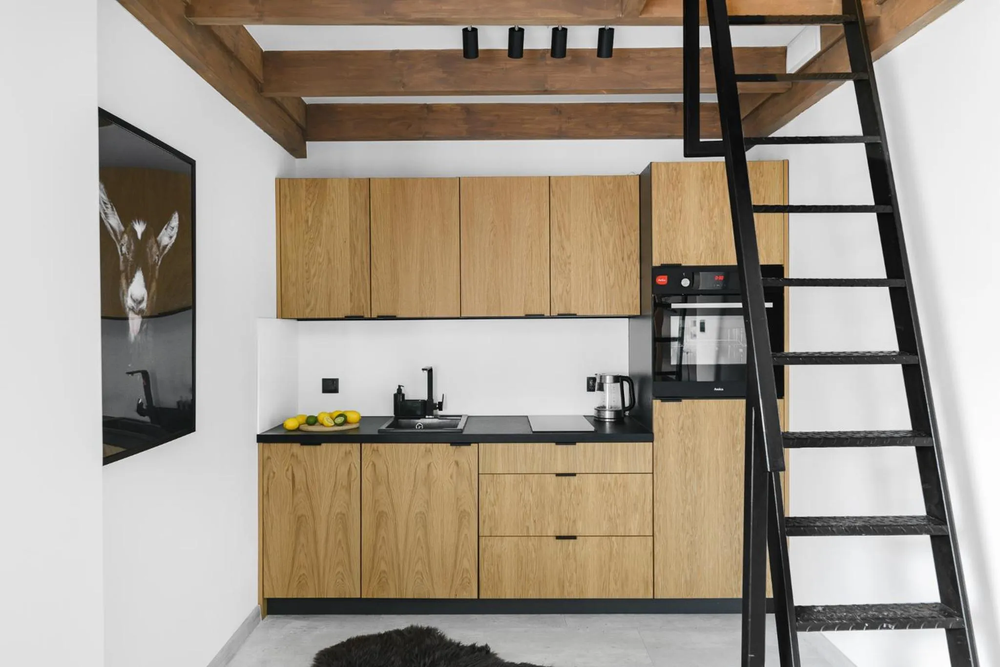 Kitchen or kitchenette in Aparthotel Narciarska 2