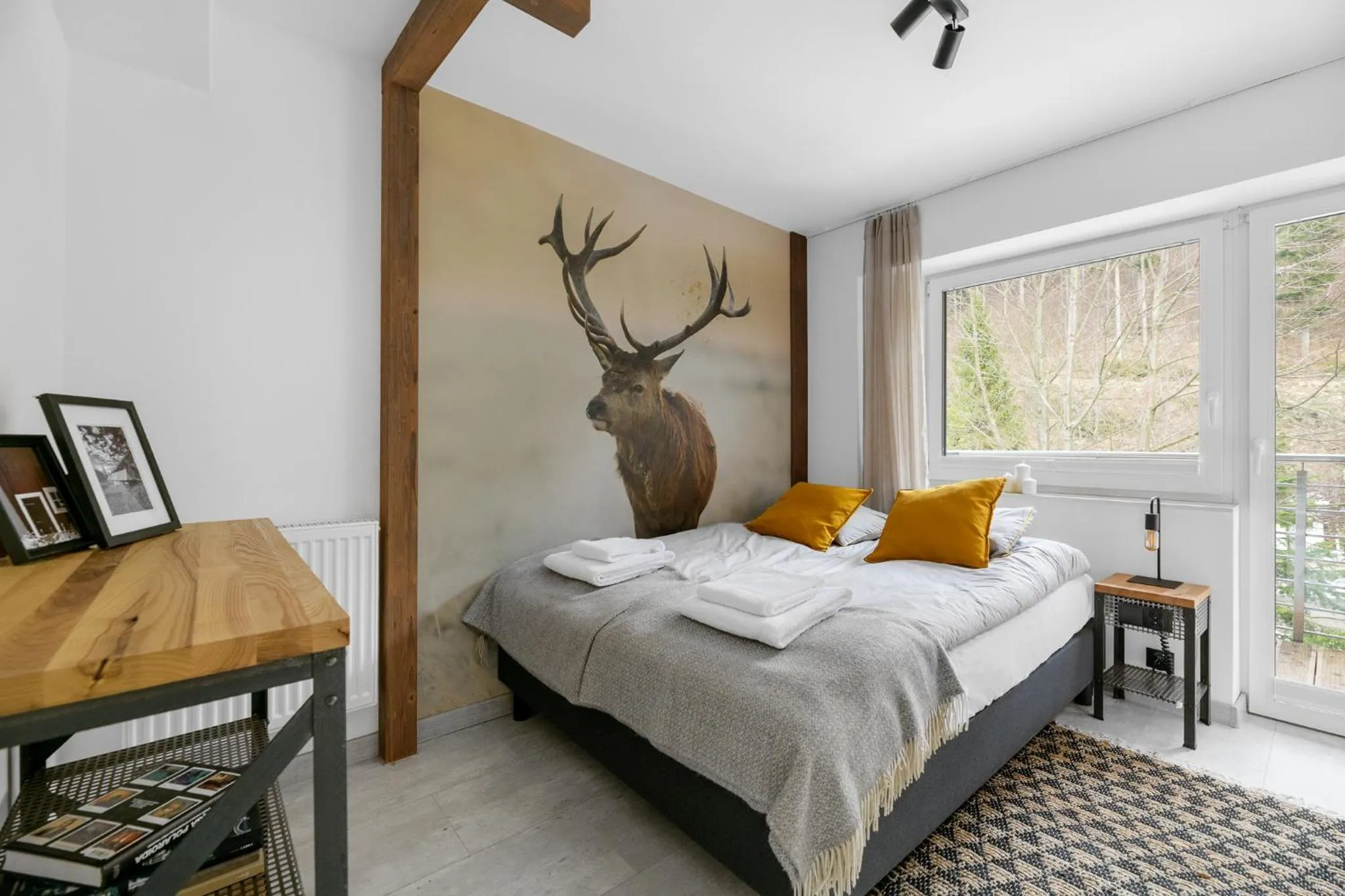 Bed in Aparthotel Narciarska 2